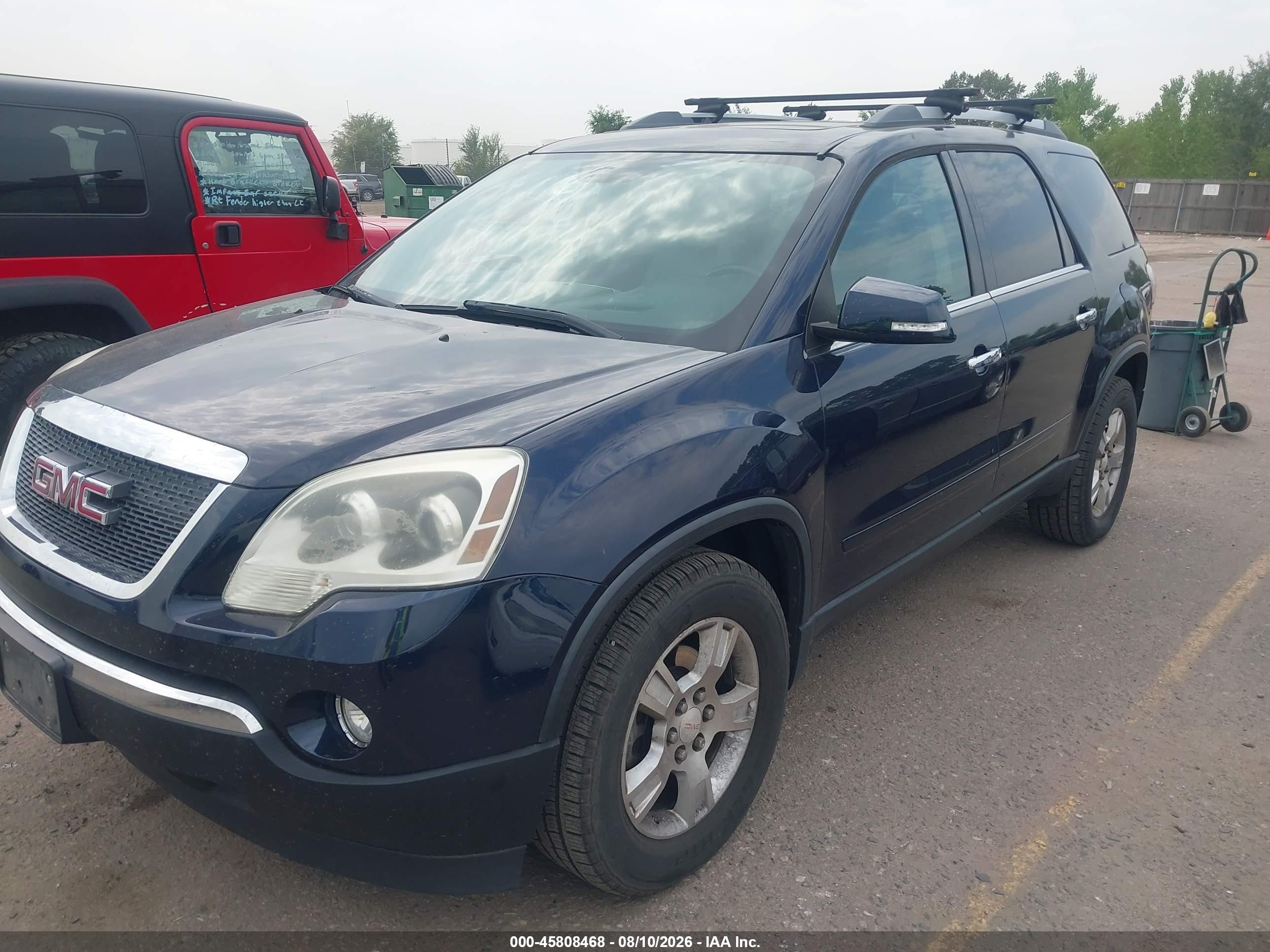 2011 Gmc Acadia Slt-2 Blue vin: 1GKKVSED9BJ380863
