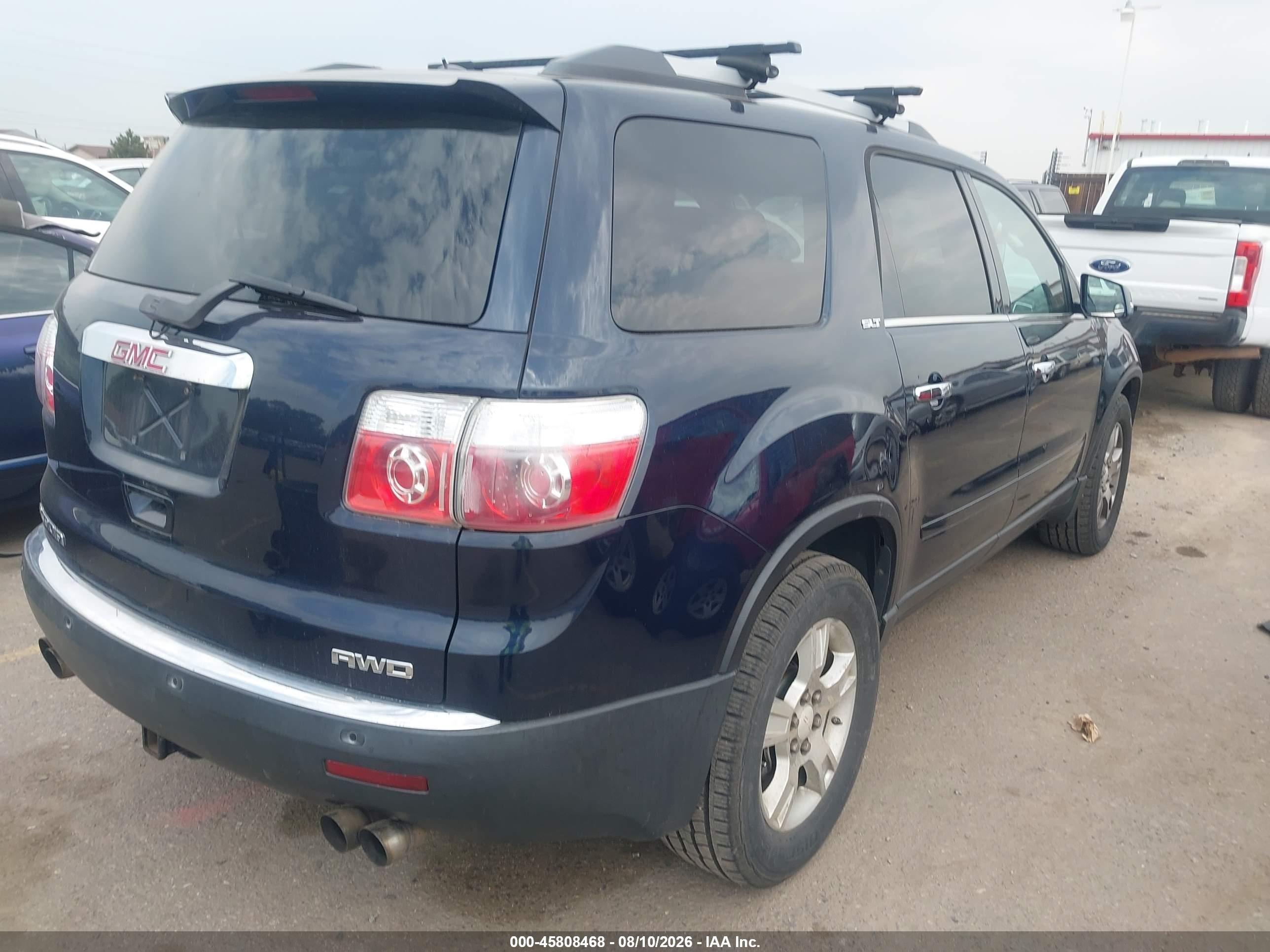 2011 Gmc Acadia Slt-2 Blue vin: 1GKKVSED9BJ380863
