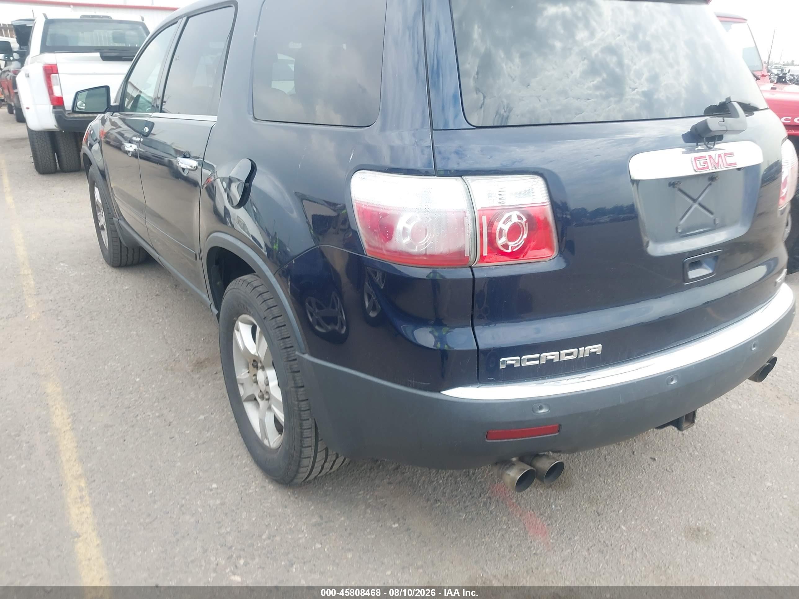 2011 Gmc Acadia Slt-2 Blue vin: 1GKKVSED9BJ380863