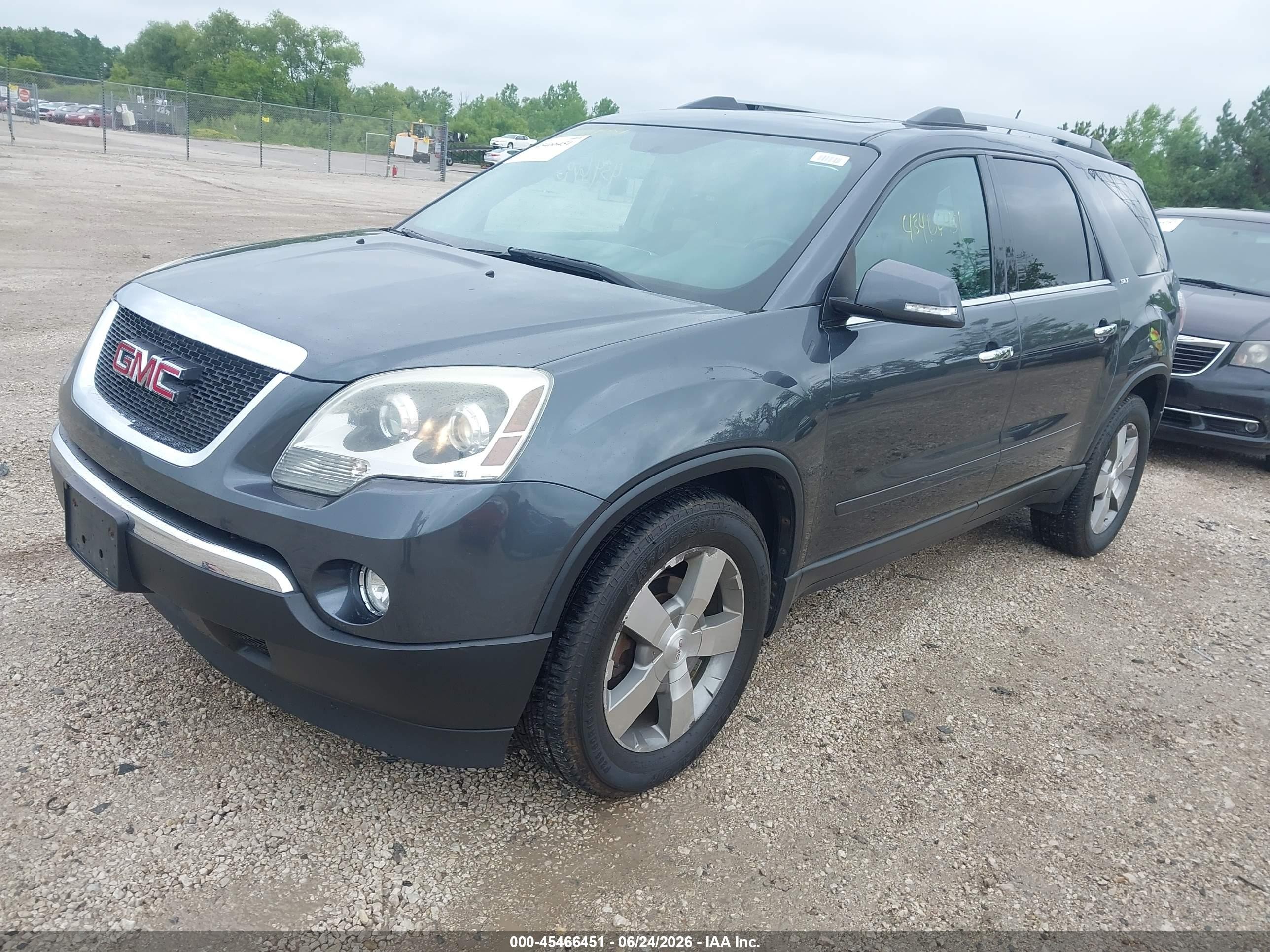 2011 Gmc Acadia Slt-2 Gray vin: 1GKKVSEDXBJ220619