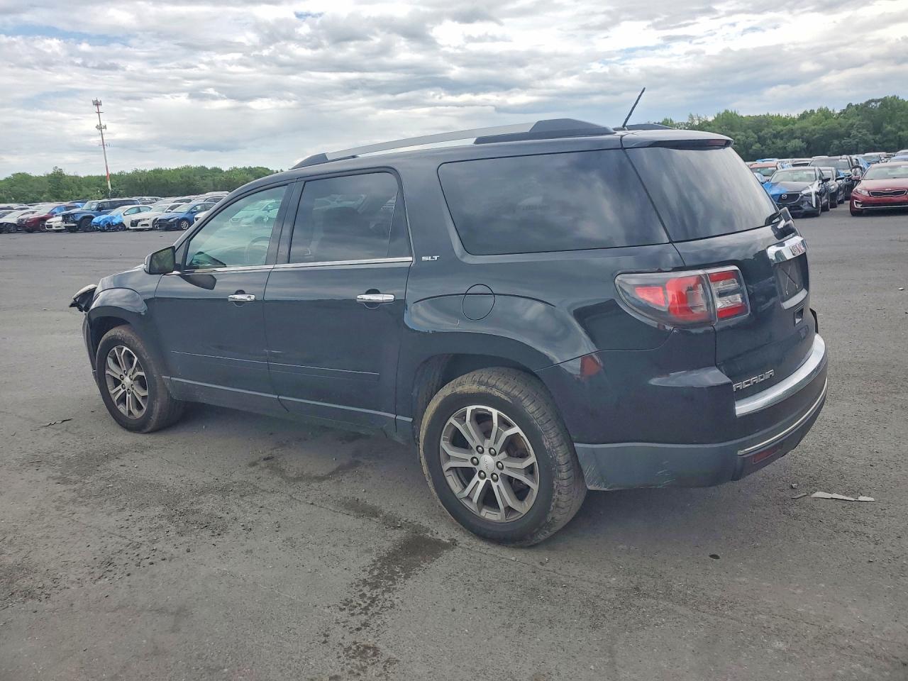 2015 Gmc Acadia Slt-2 Black vin: 1GKKVSKD2FJ164136
