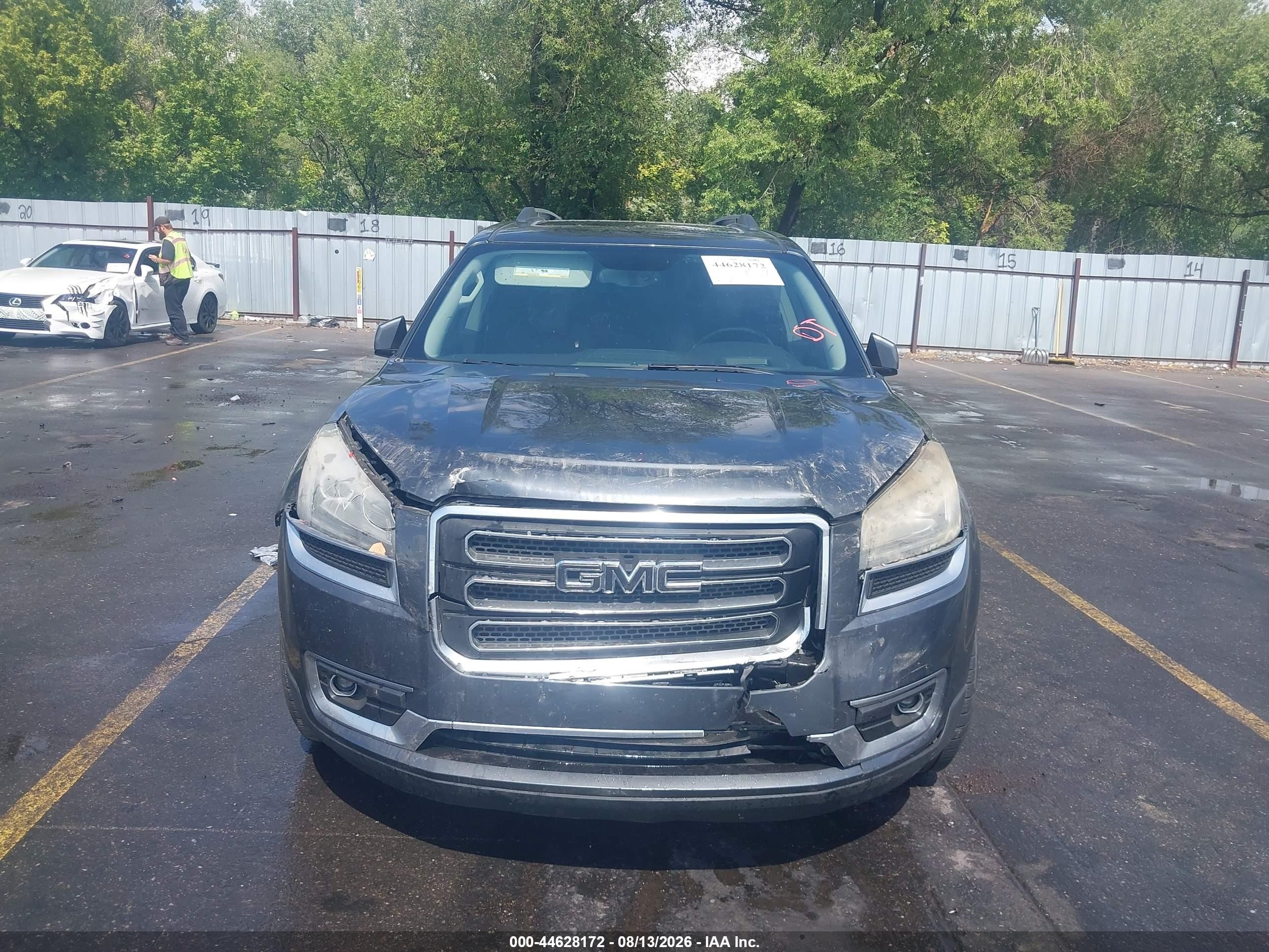 2013 Gmc Acadia Slt-2 Gray vin: 1GKKVSKD3DJ204866