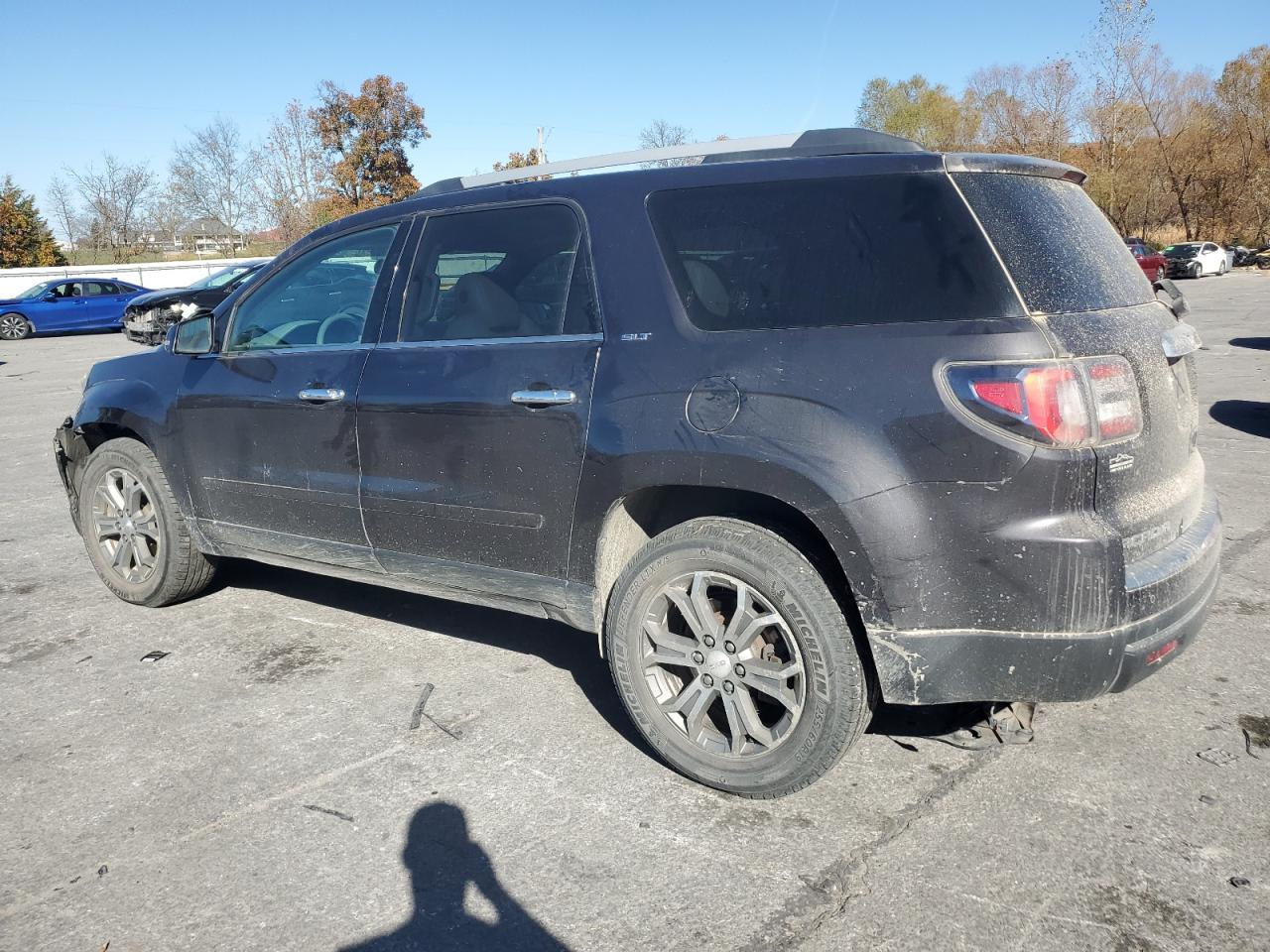 2015 Gmc Acadia Slt-2 Gray vin: 1GKKVSKD3FJ205566