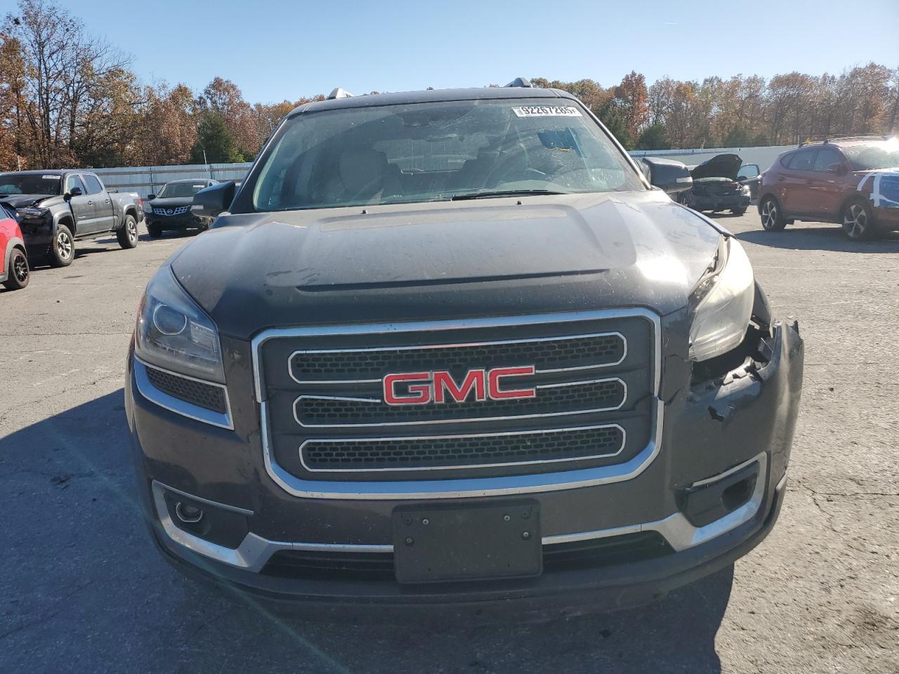 2015 Gmc Acadia Slt-2 Gray vin: 1GKKVSKD3FJ205566