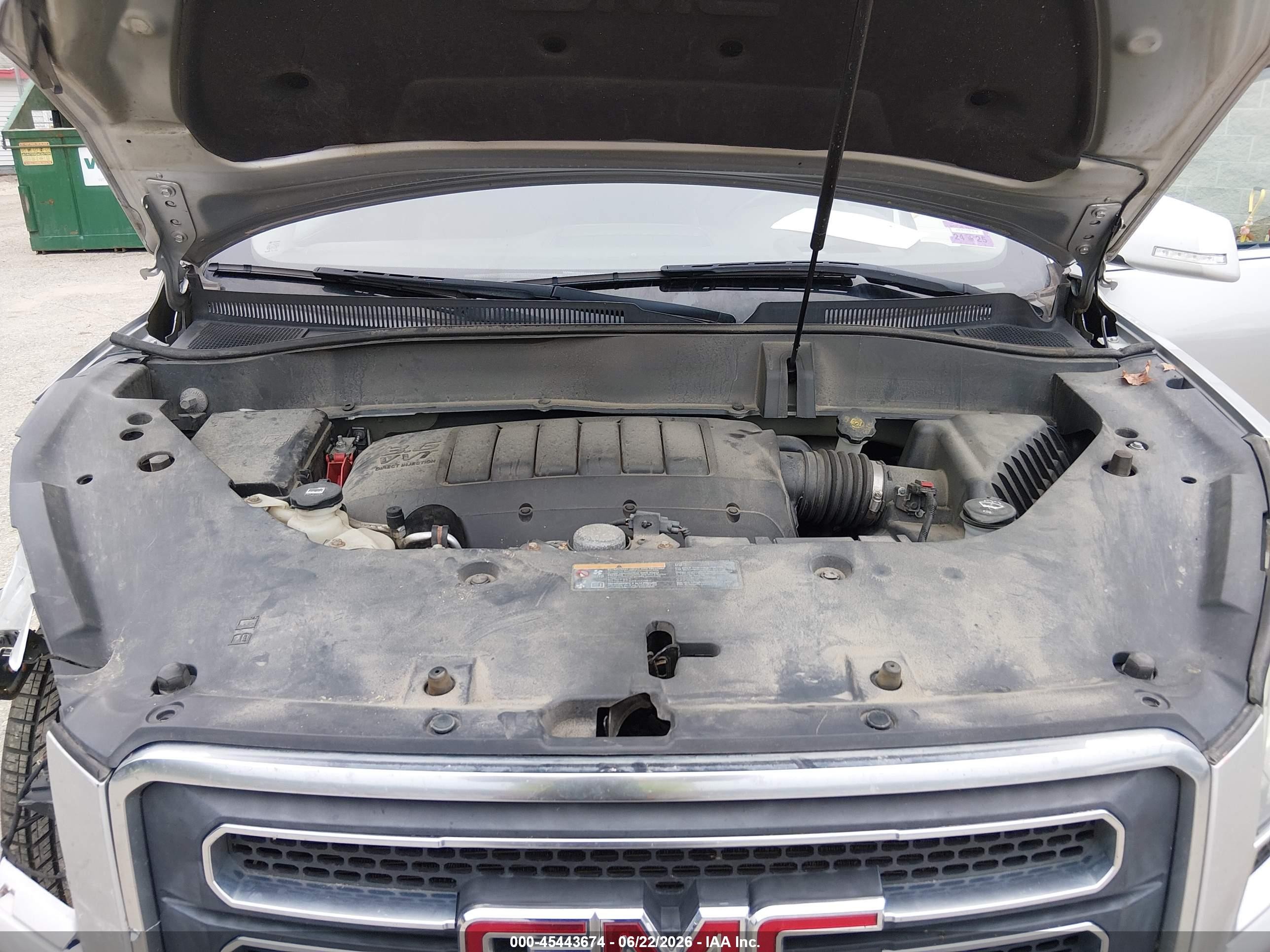 2014 Gmc Acadia Slt-2 Silver vin: 1GKKVSKD4EJ372839