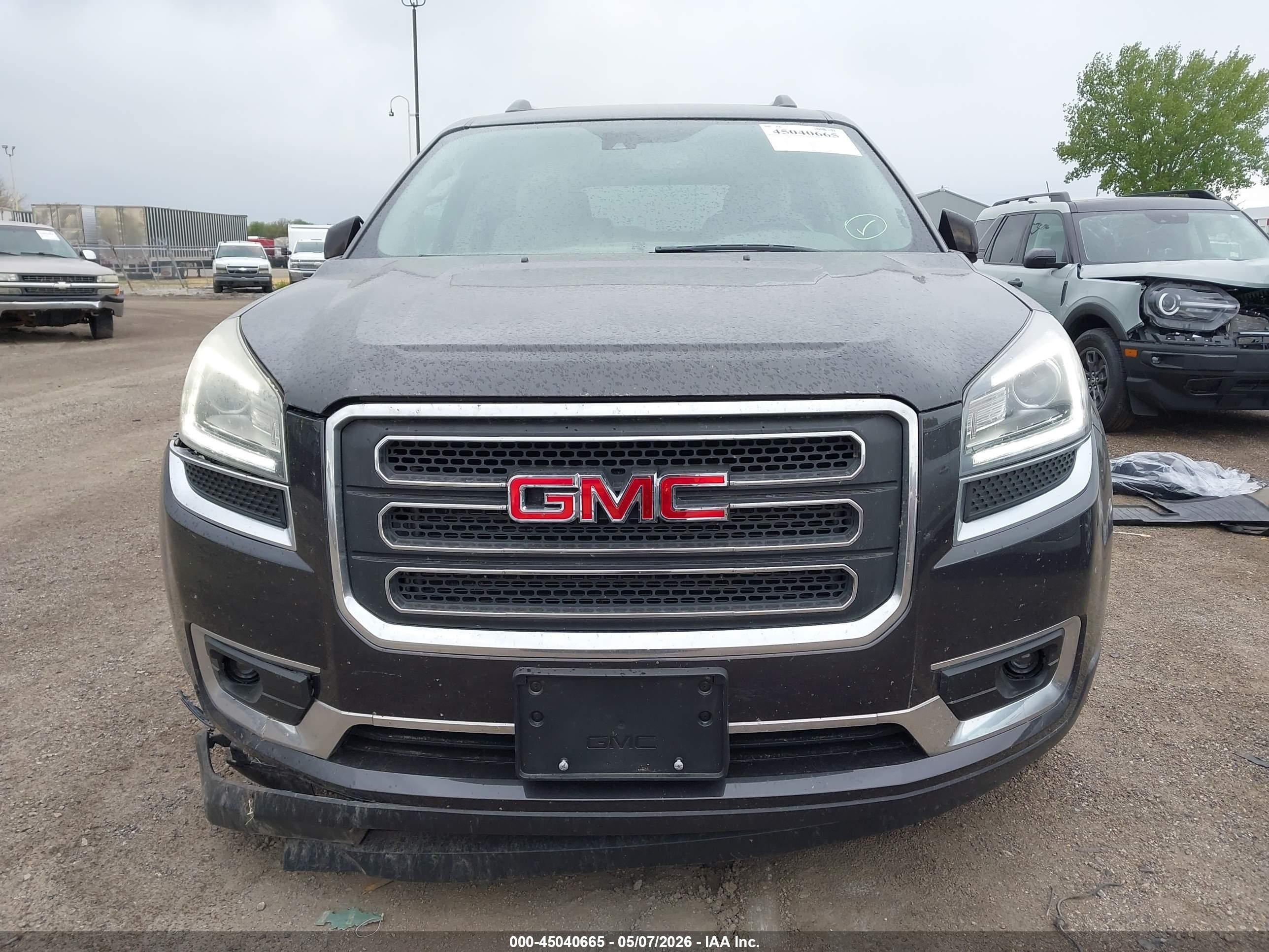 2015 Gmc Acadia Slt-2 Черный vin: 1GKKVSKD4FJ379520