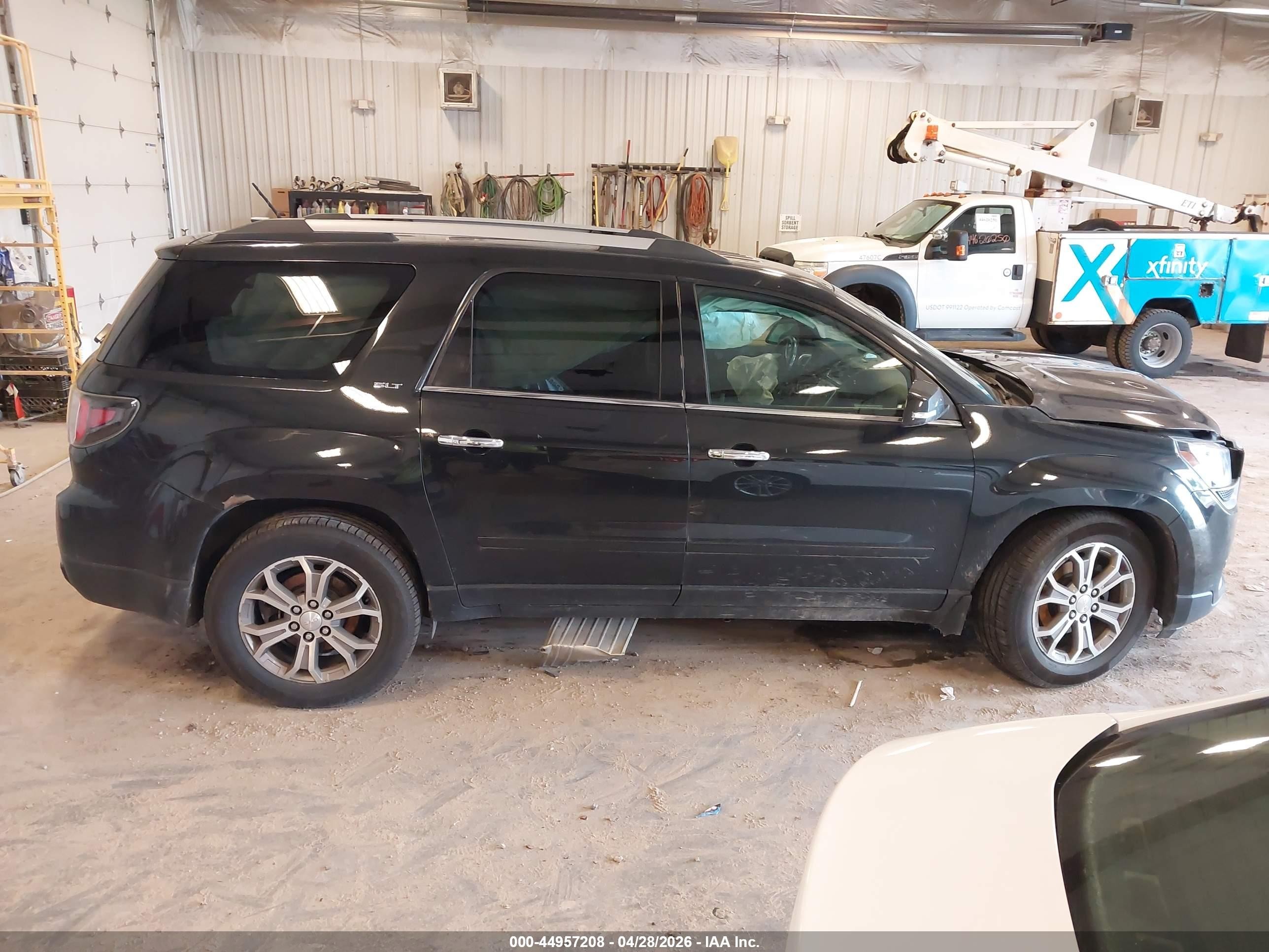 2013 Gmc Acadia Slt-2 Black vin: 1GKKVSKDXDJ203228