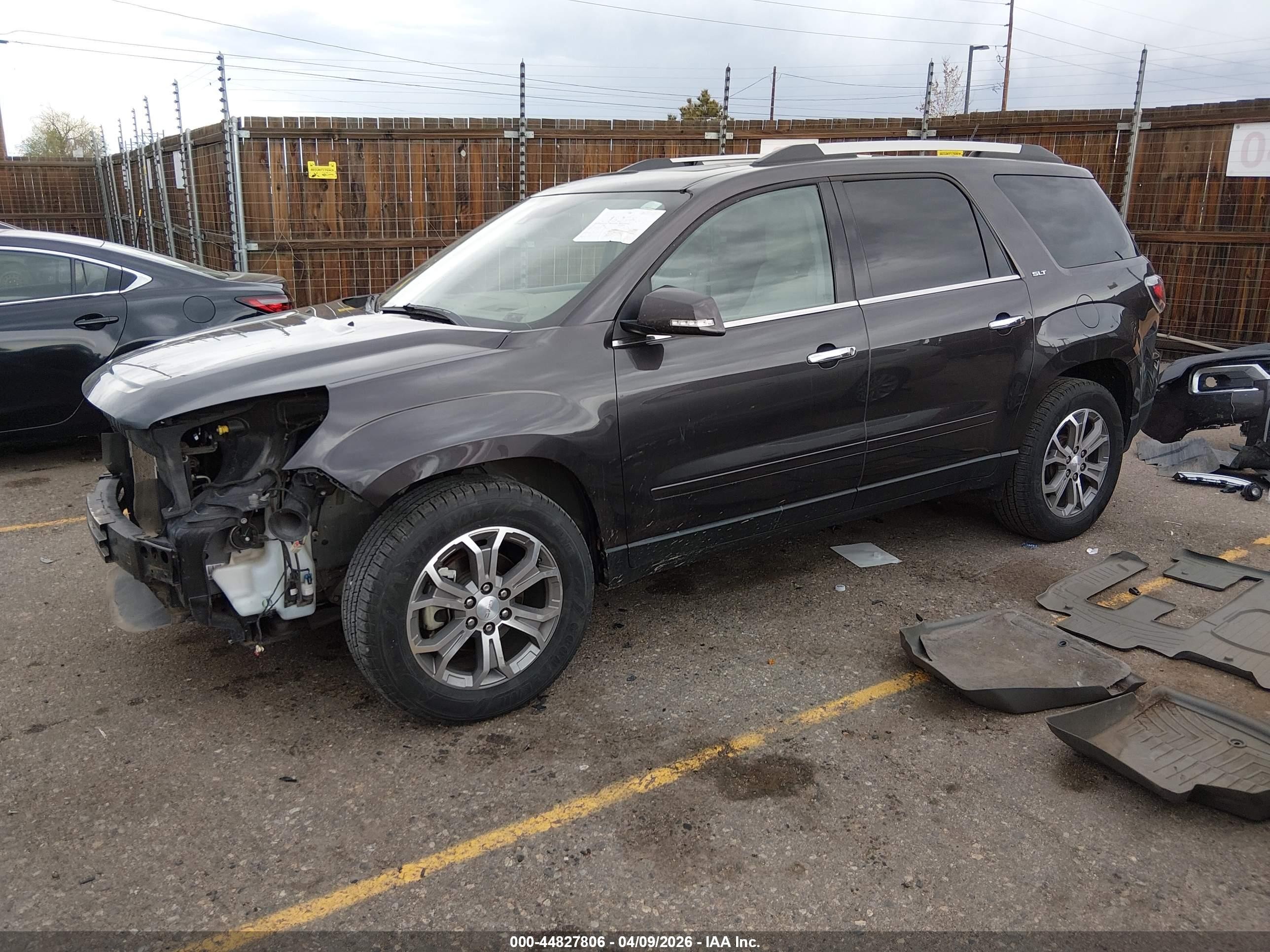 2014 Gmc Acadia Slt-2 Серый vin: 1GKKVSKDXEJ360632