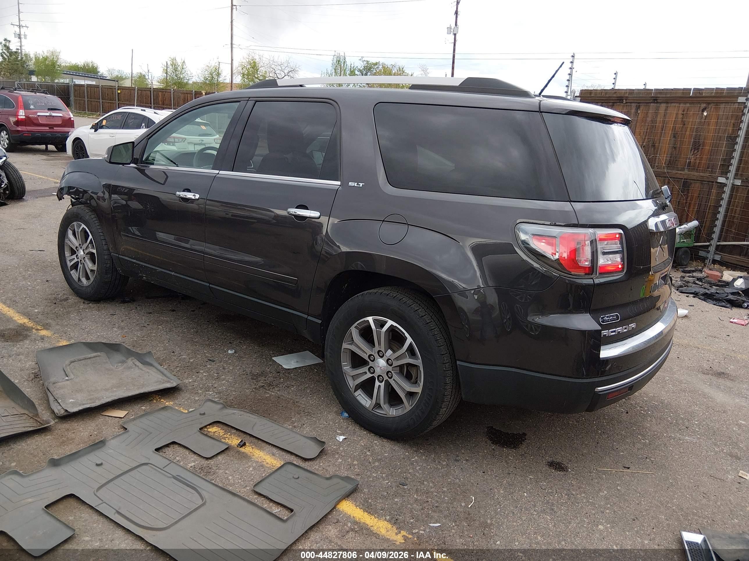 2014 Gmc Acadia Slt-2 Серый vin: 1GKKVSKDXEJ360632