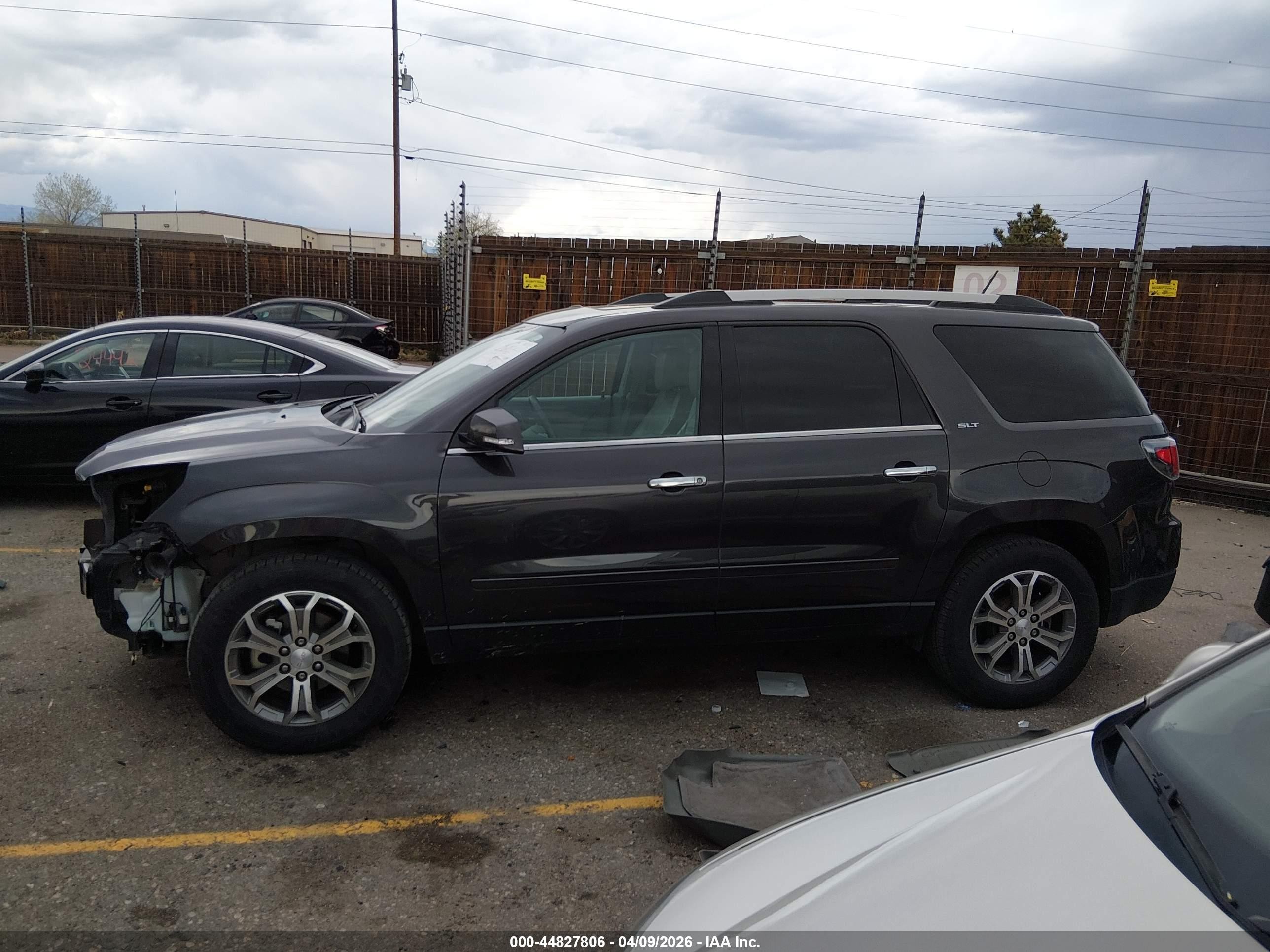 2014 Gmc Acadia Slt-2 Серый vin: 1GKKVSKDXEJ360632