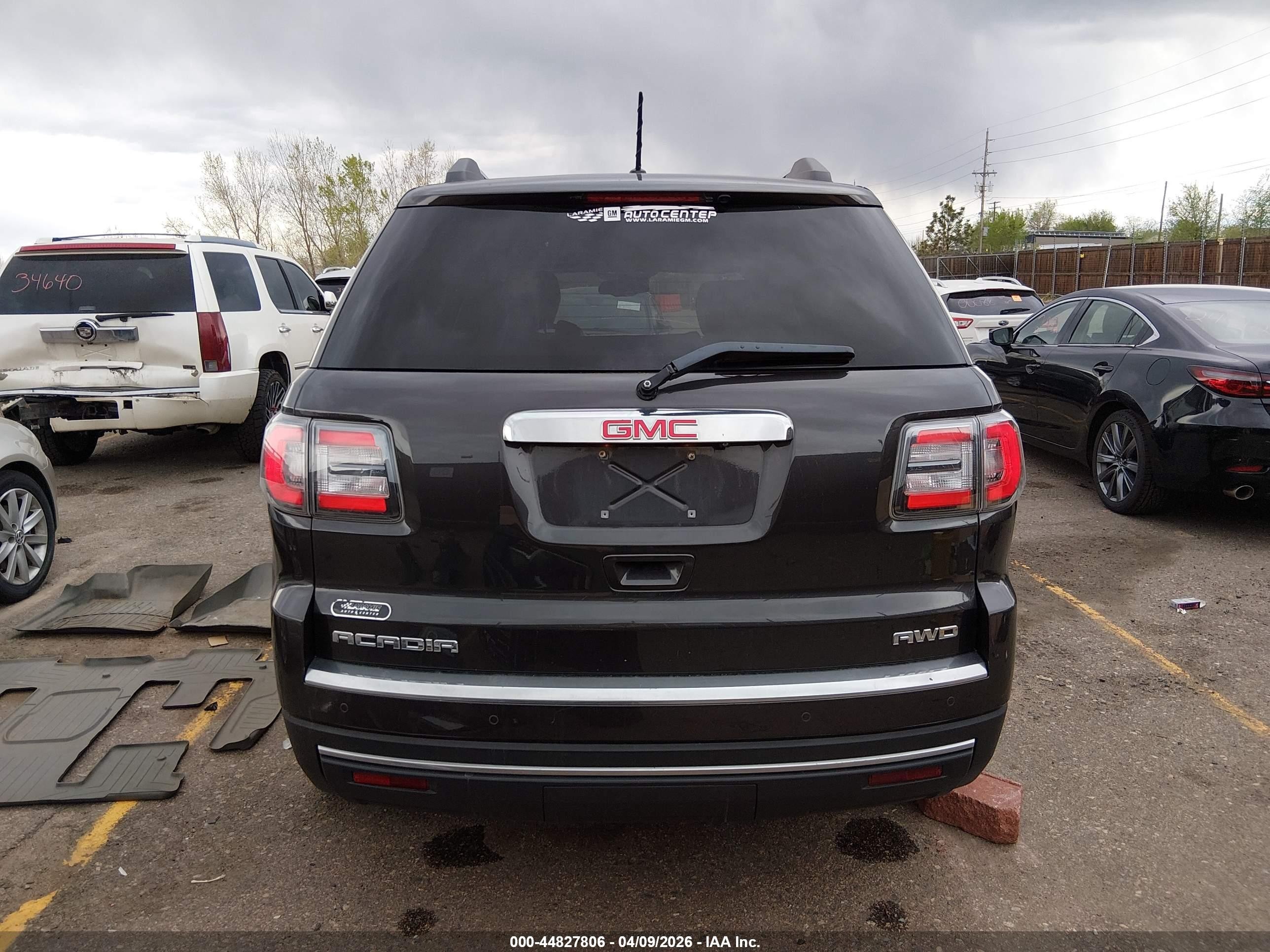 2014 Gmc Acadia Slt-2 Серый vin: 1GKKVSKDXEJ360632
