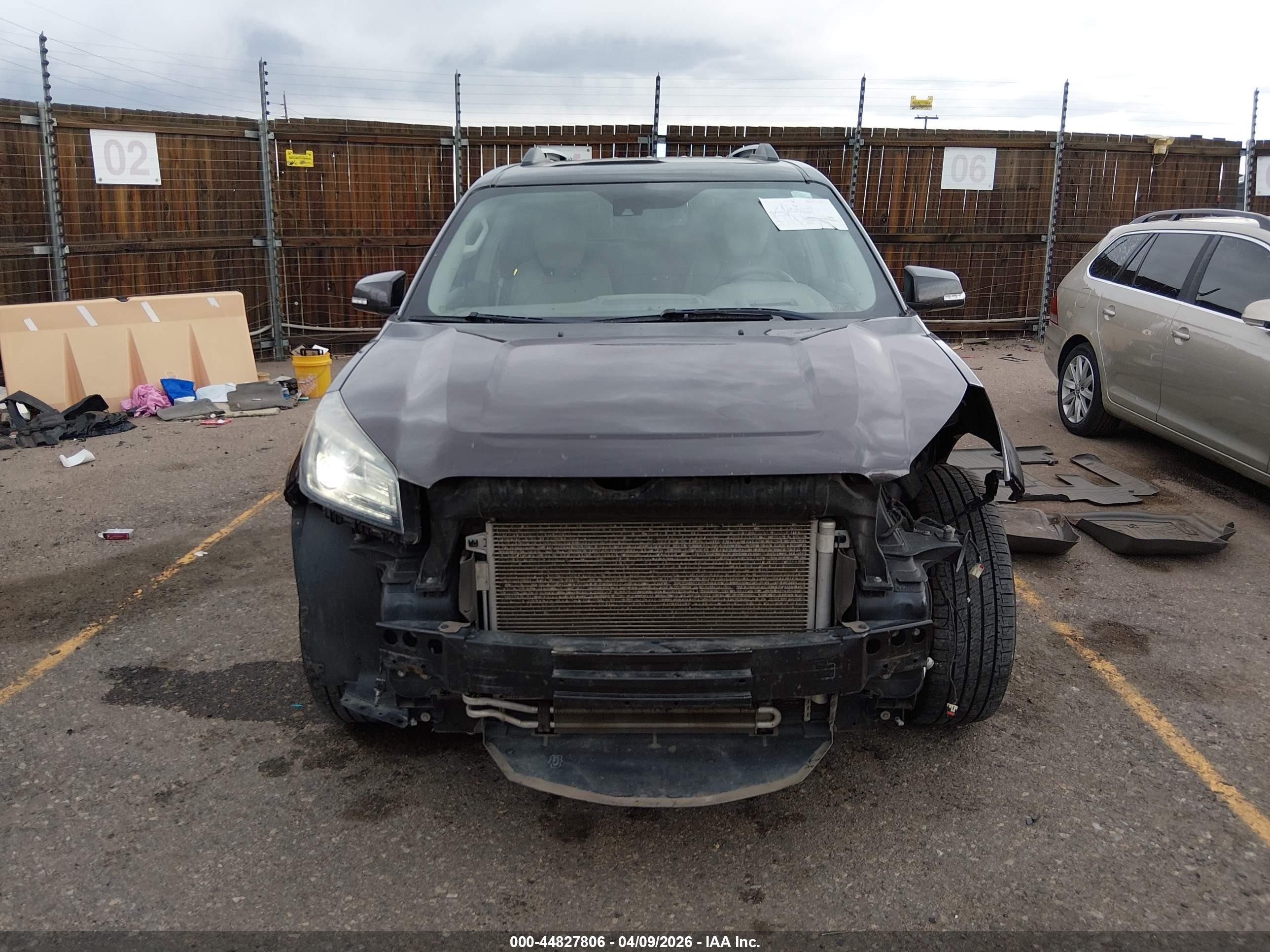 2014 Gmc Acadia Slt-2 Серый vin: 1GKKVSKDXEJ360632