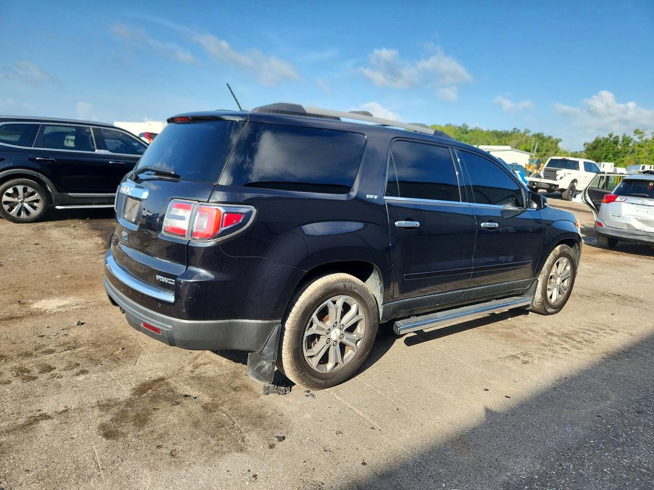 2015 Gmc Acadia Slt-2 Black vin: 1GKKVSKDXFJ196994