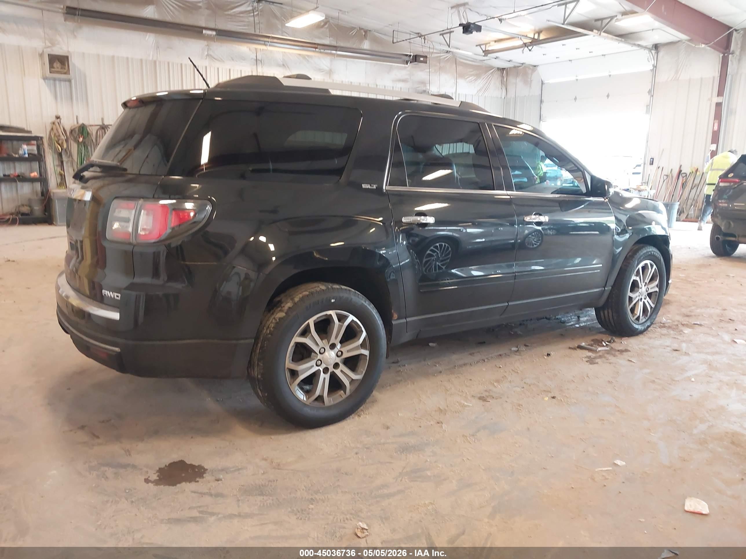 2015 Gmc Acadia Slt-2 Black vin: 1GKKVSKDXFJ239035