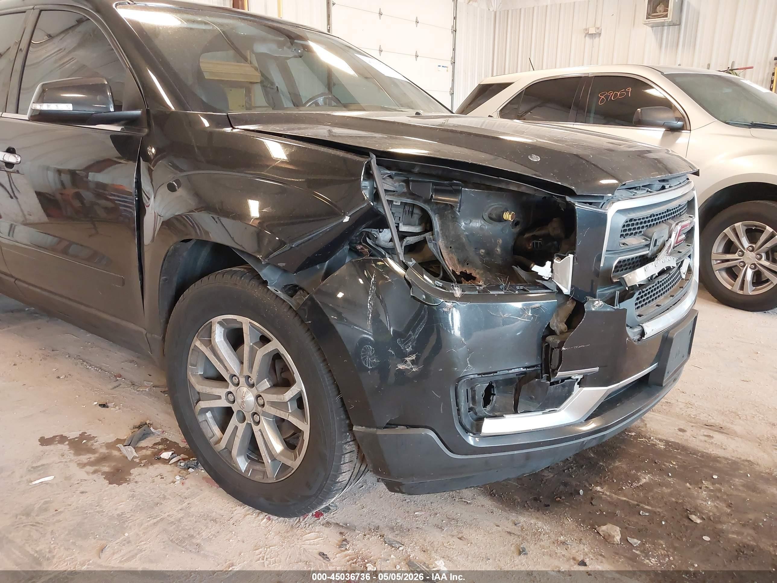 2015 Gmc Acadia Slt-2 Black vin: 1GKKVSKDXFJ239035