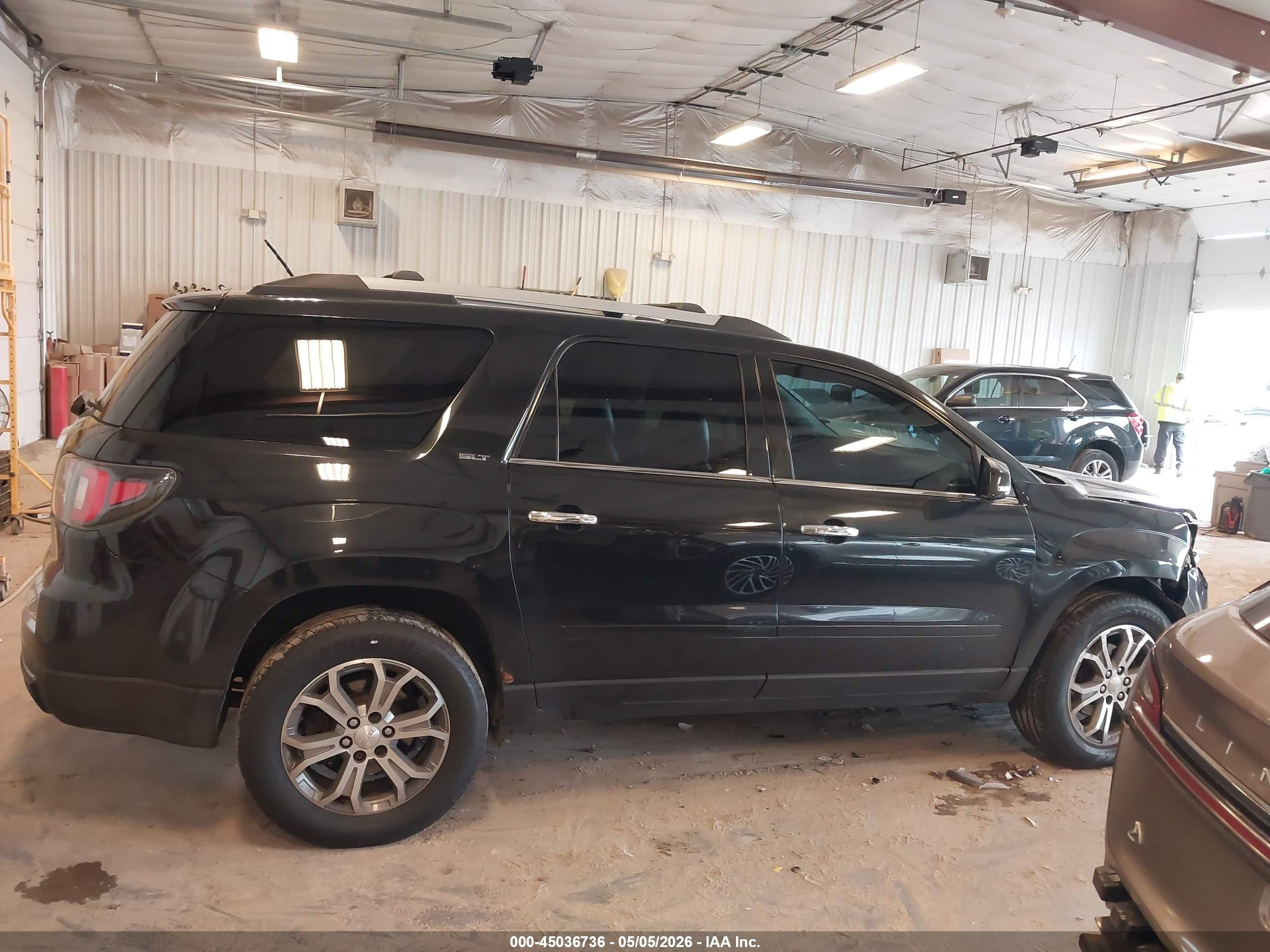 2015 Gmc Acadia Slt-2 Black vin: 1GKKVSKDXFJ239035