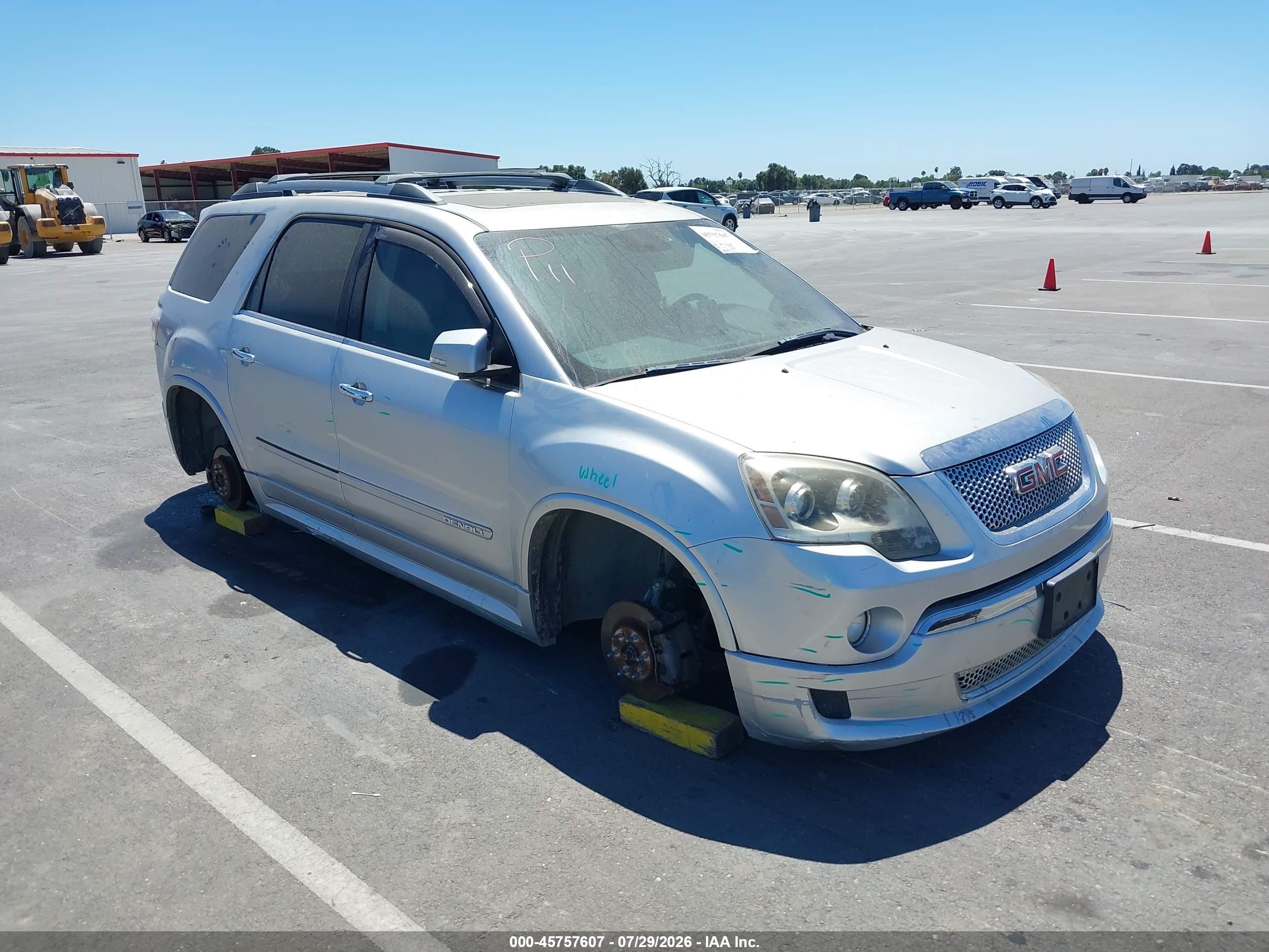 2011 Gmc Acadia Denali Silver vin: 1GKKVTED0BJ388159