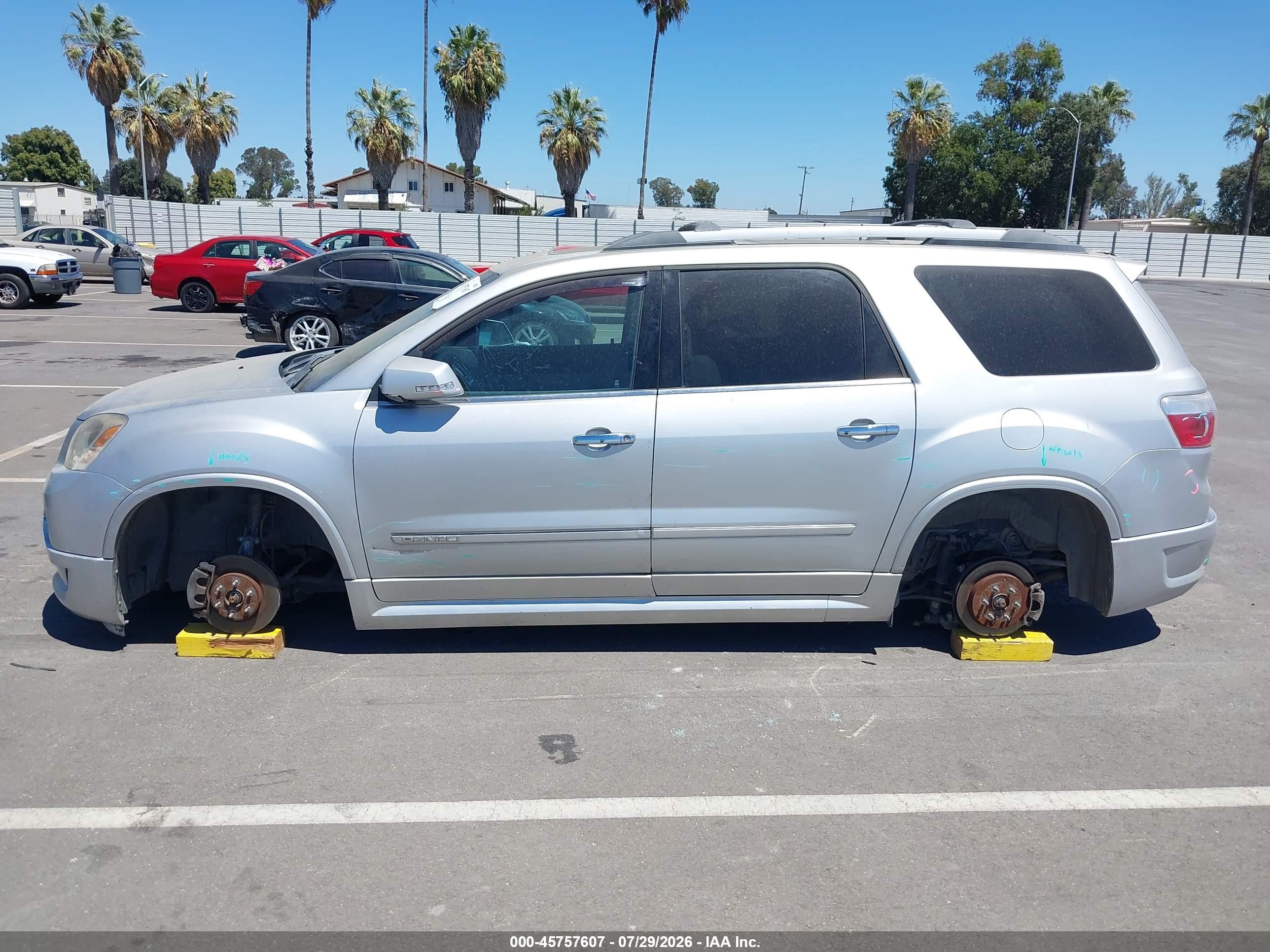 2011 Gmc Acadia Denali Silver vin: 1GKKVTED0BJ388159