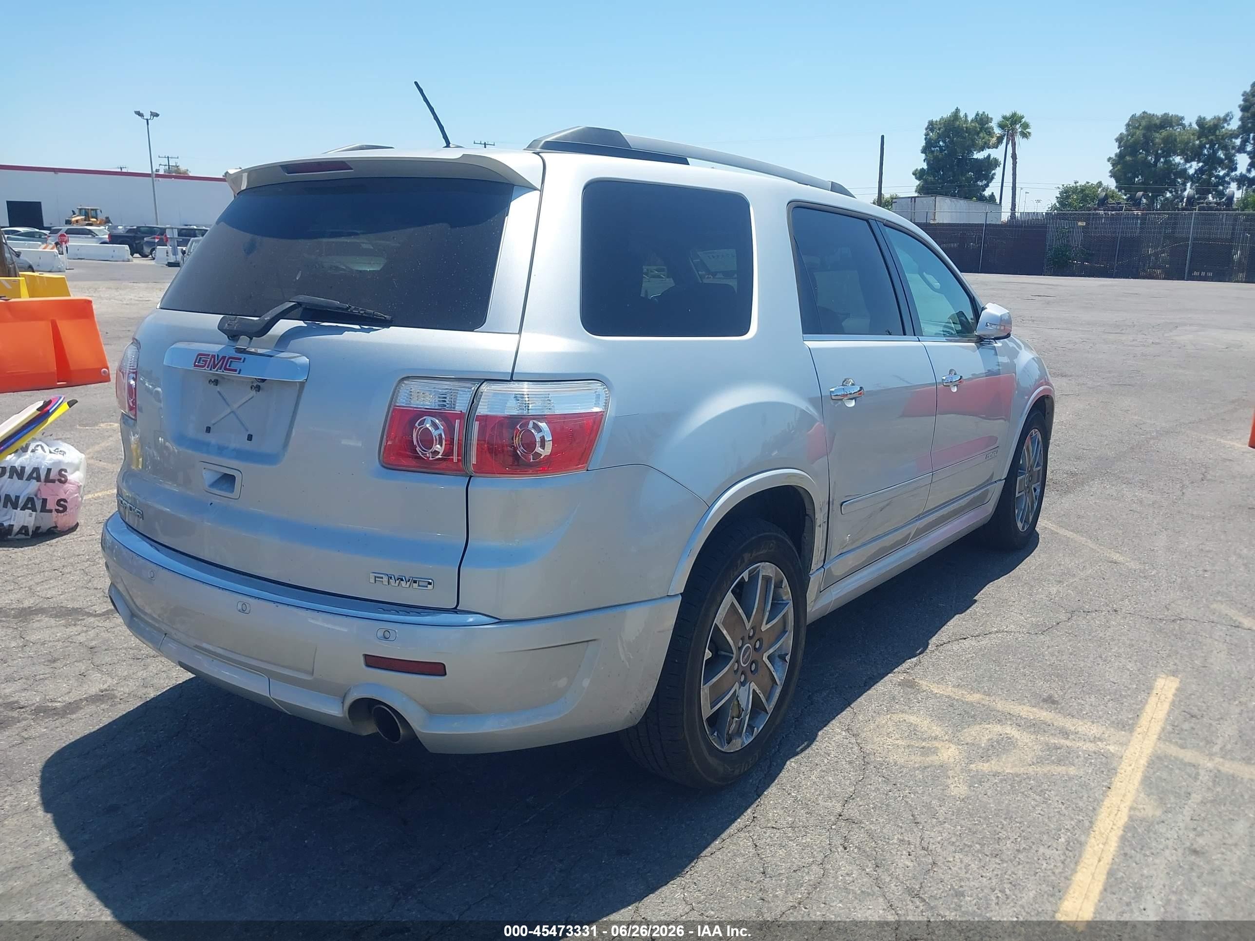 2012 Gmc Acadia Denali Silver vin: 1GKKVTED0CJ246346
