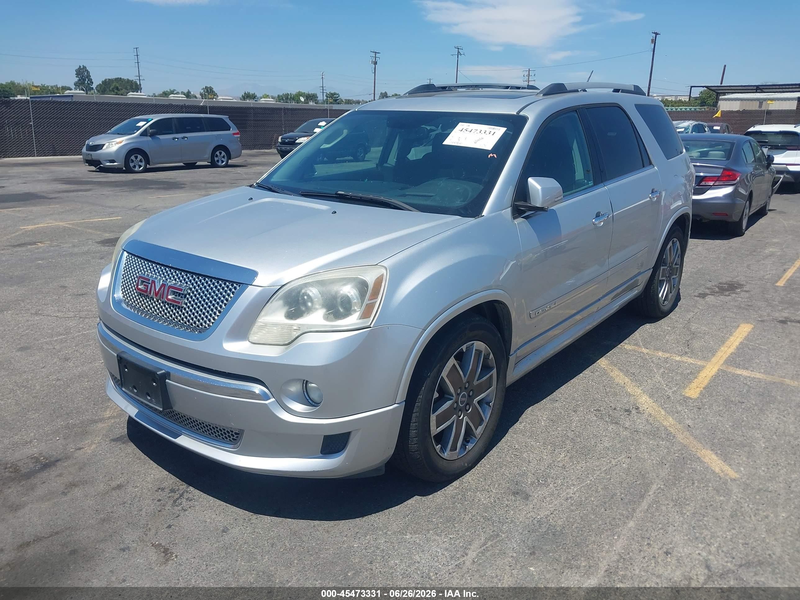 2012 Gmc Acadia Denali Silver vin: 1GKKVTED0CJ246346