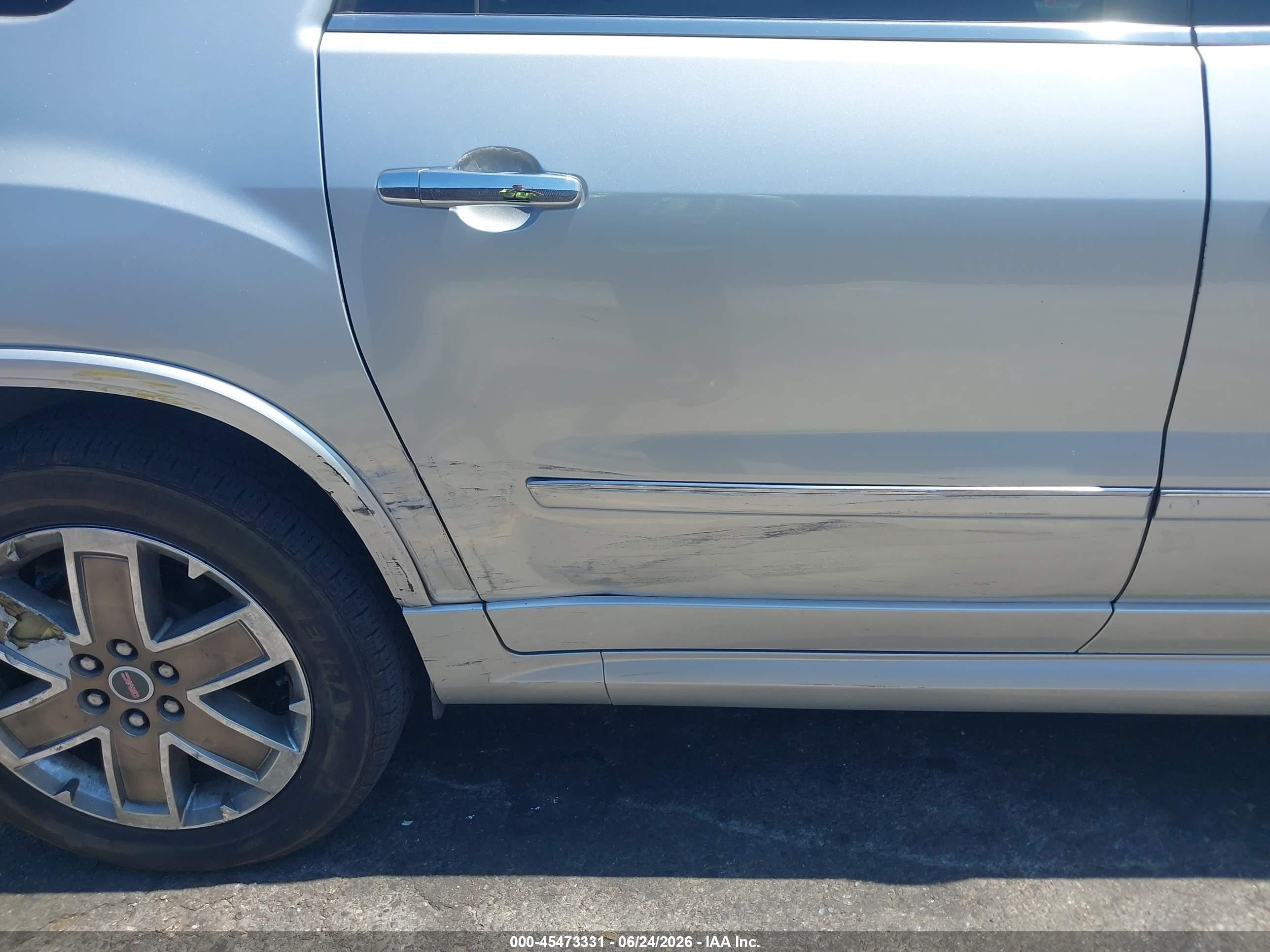 2012 Gmc Acadia Denali Silver vin: 1GKKVTED0CJ246346