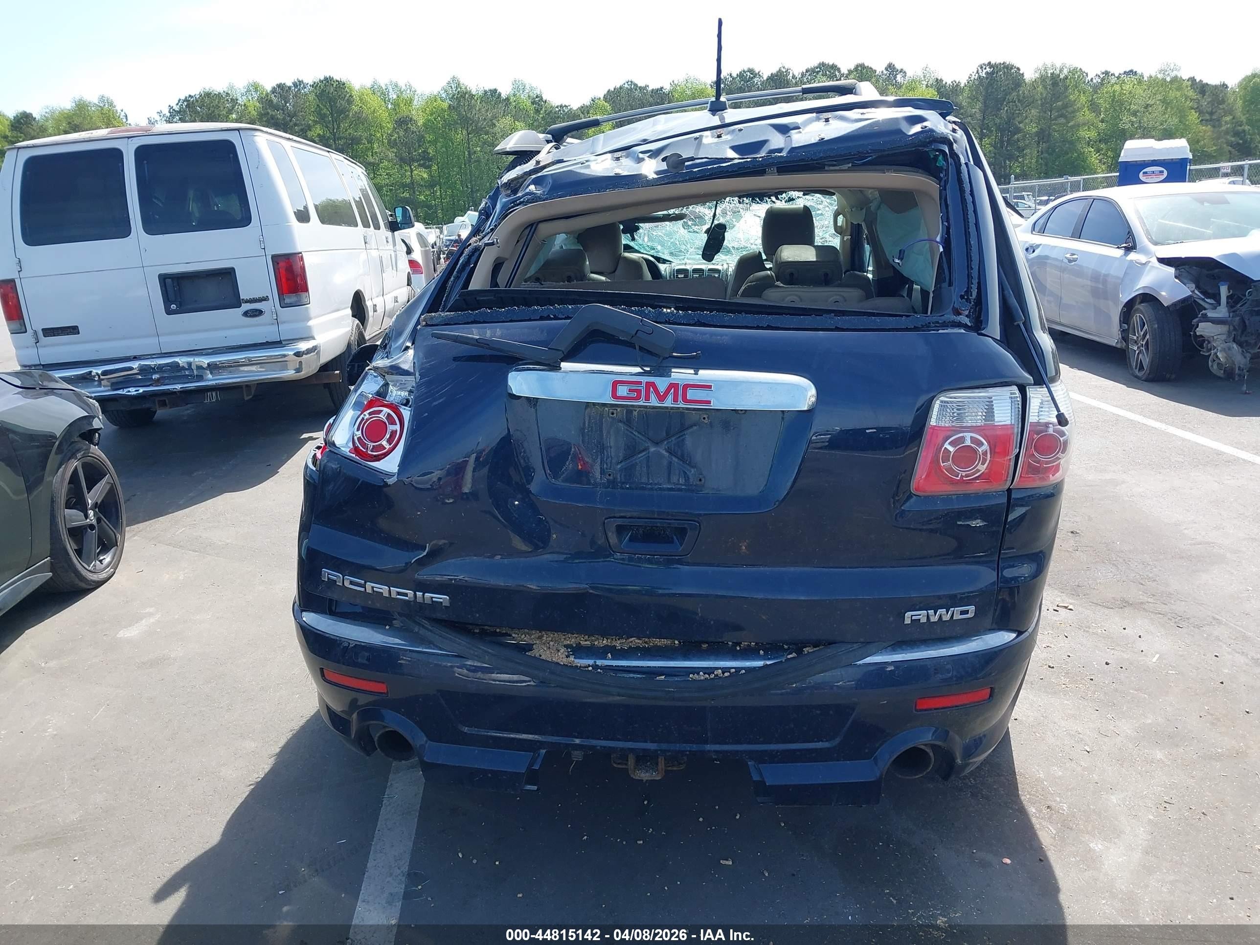 2012 Gmc Acadia Denali Синий vin: 1GKKVTED0CJ343112