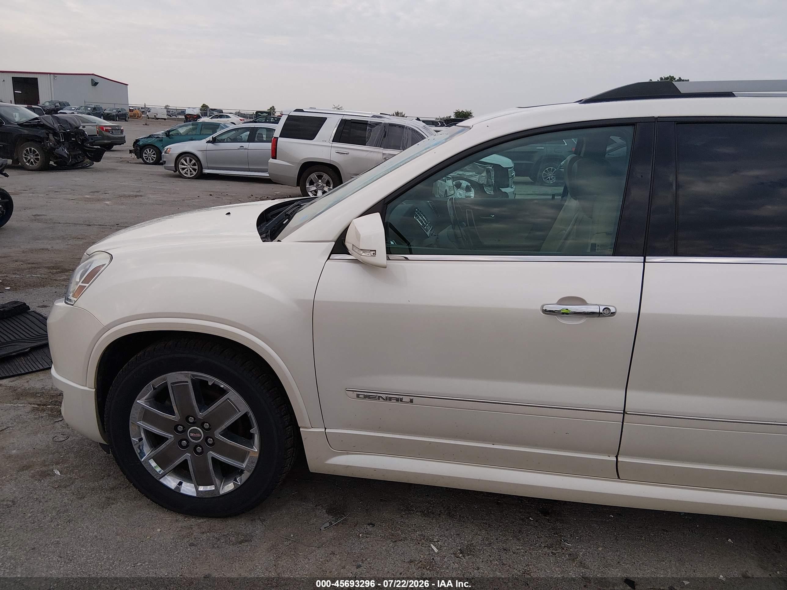 2011 Gmc Acadia Denali Белый vin: 1GKKVTED1BJ239016