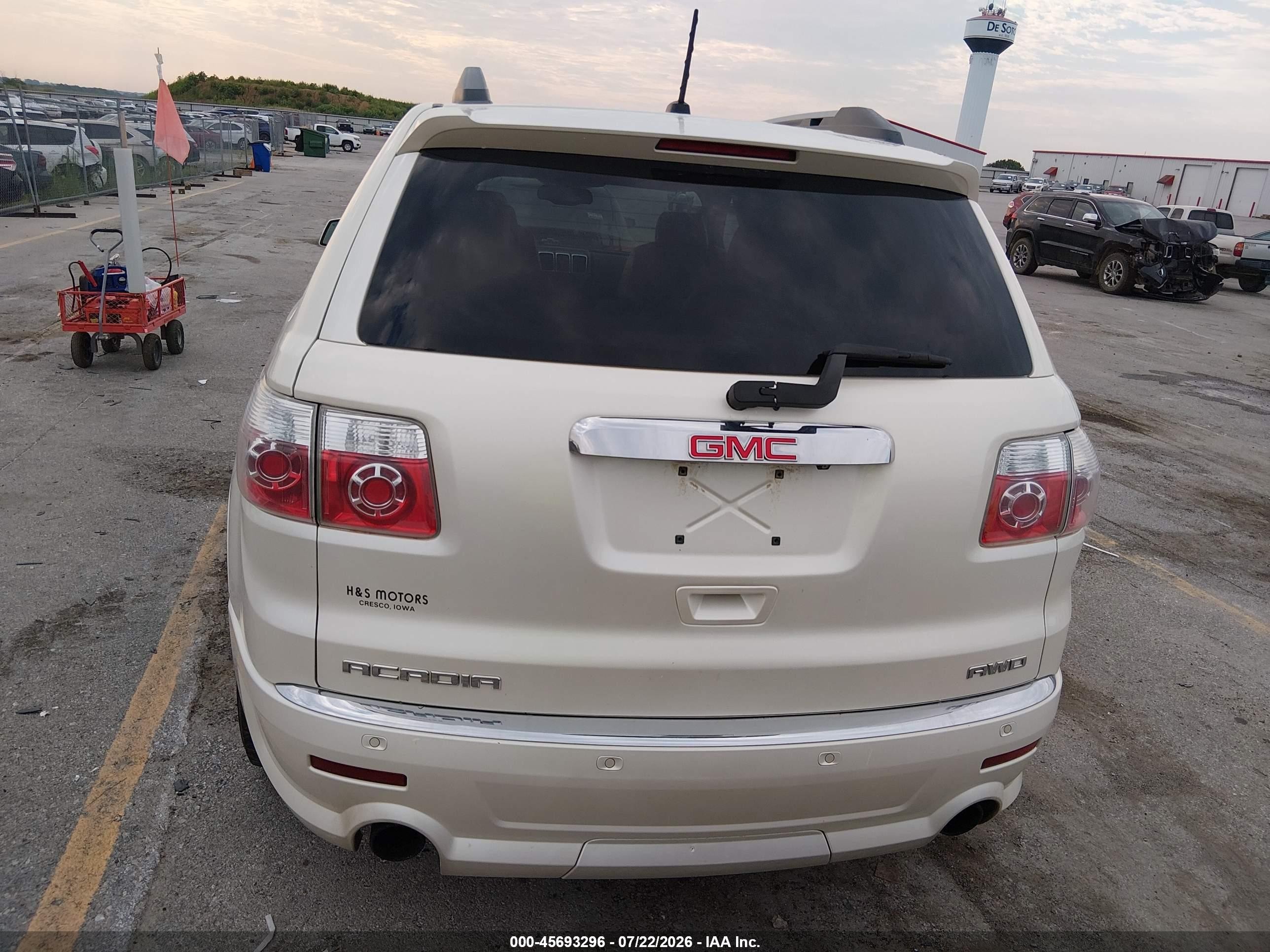 2011 Gmc Acadia Denali Белый vin: 1GKKVTED1BJ239016