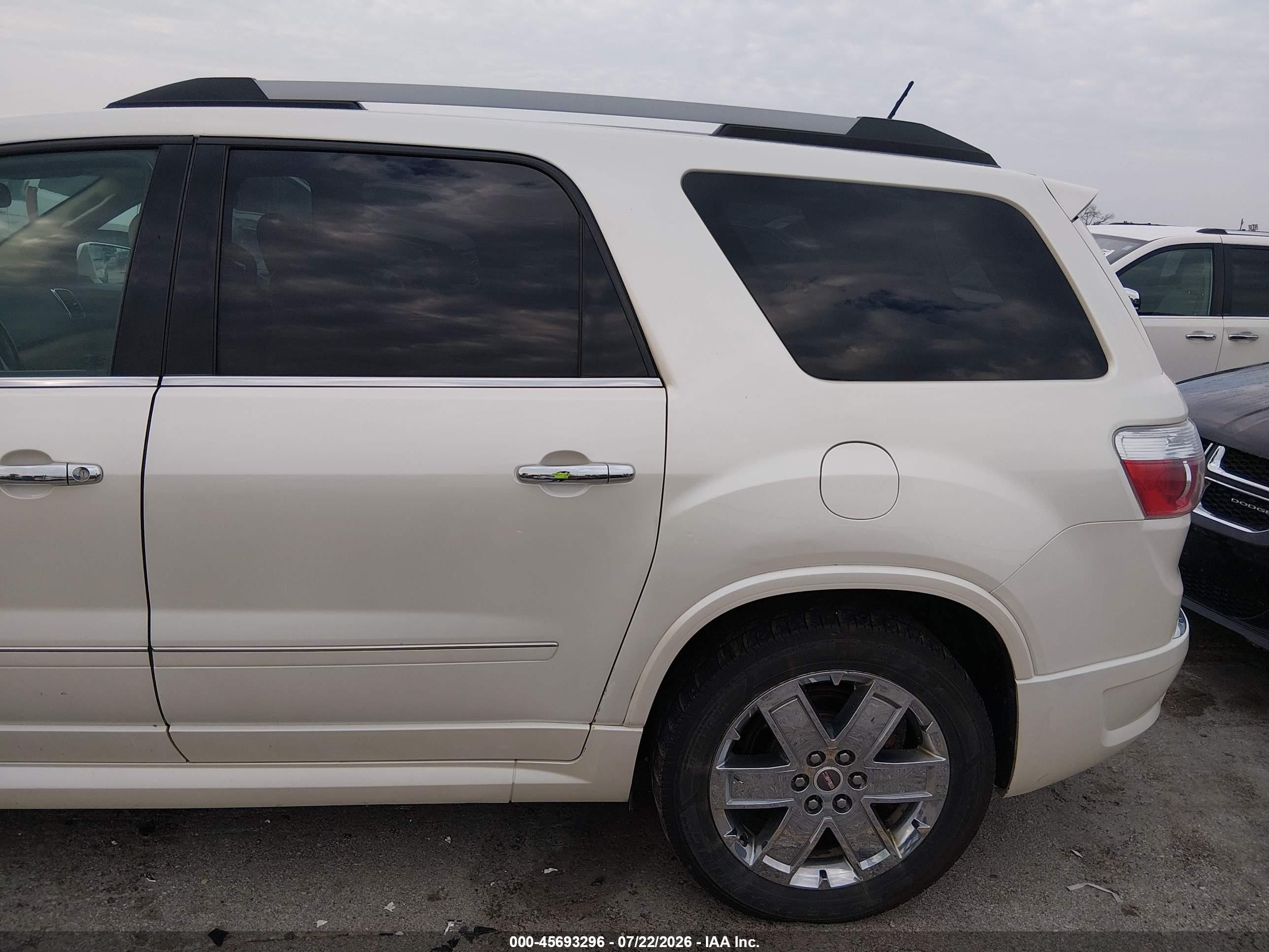 2011 Gmc Acadia Denali Белый vin: 1GKKVTED1BJ239016