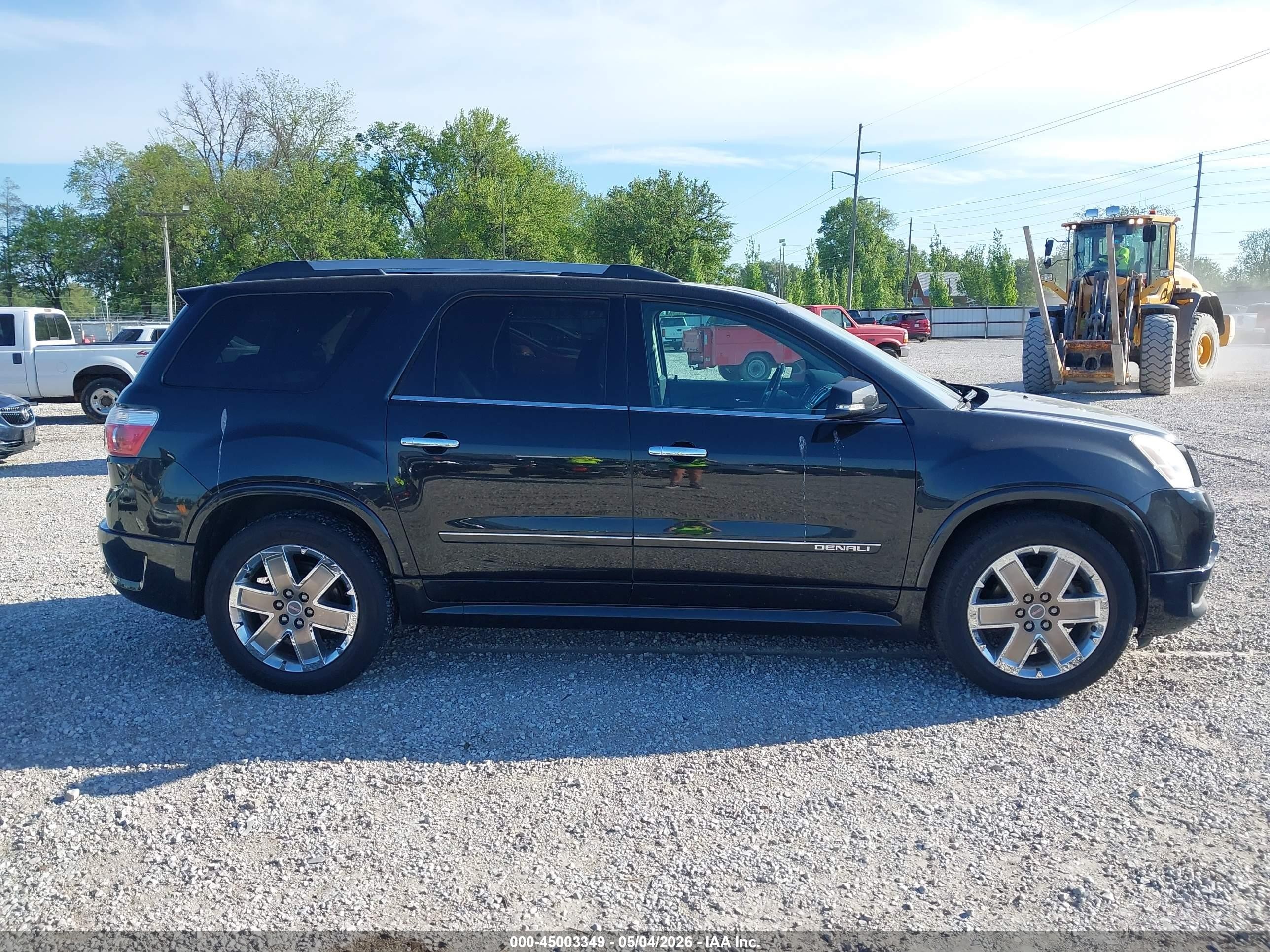 2011 Gmc Acadia Denali Черный vin: 1GKKVTED1BJ241915