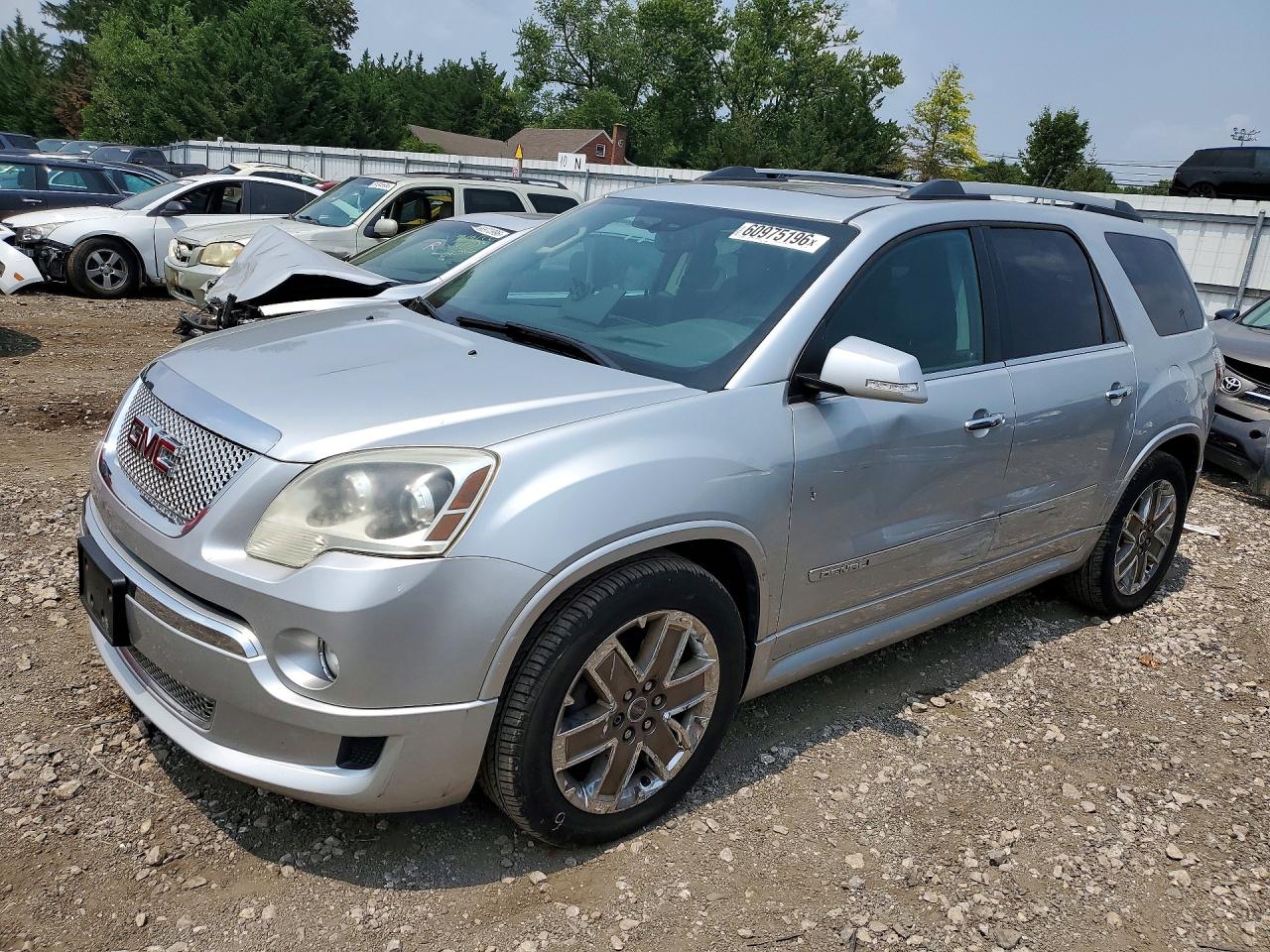 2012 Gmc Acadia Denali Gray vin: 1GKKVTED1CJ215896