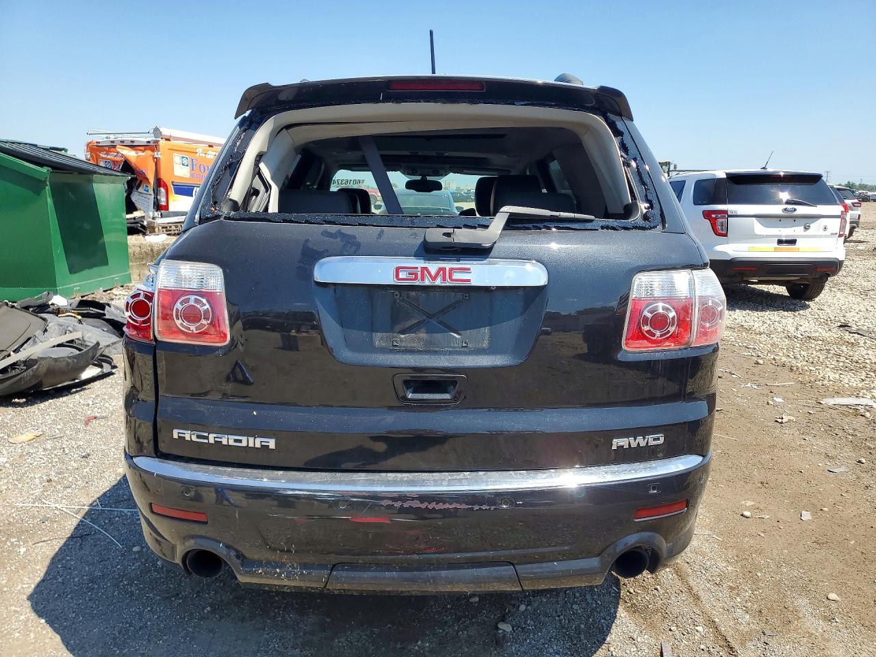 2012 Gmc Acadia Denali Black vin: 1GKKVTED1CJ218975