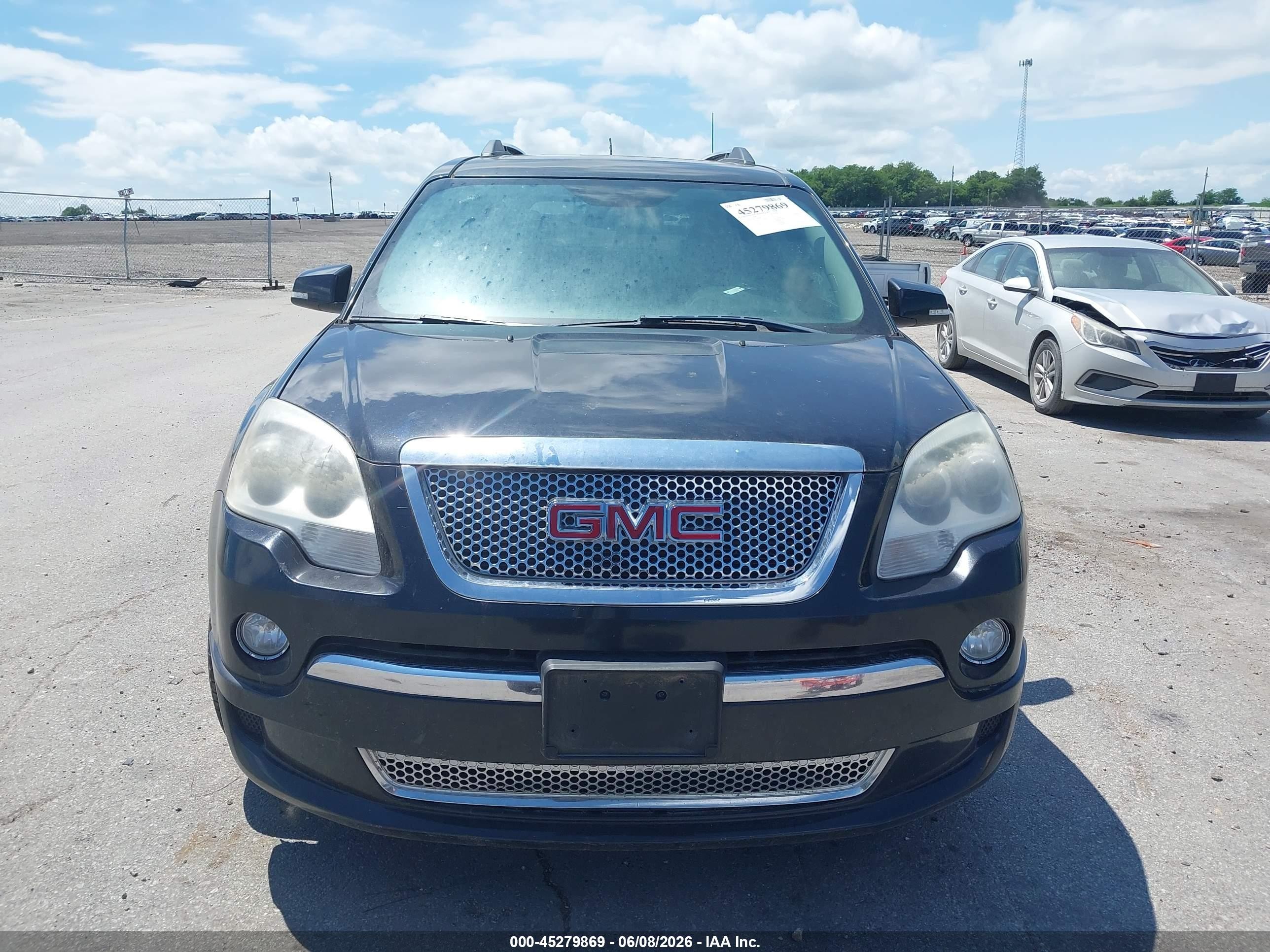 2012 Gmc Acadia Denali Black vin: 1GKKVTED1CJ405889