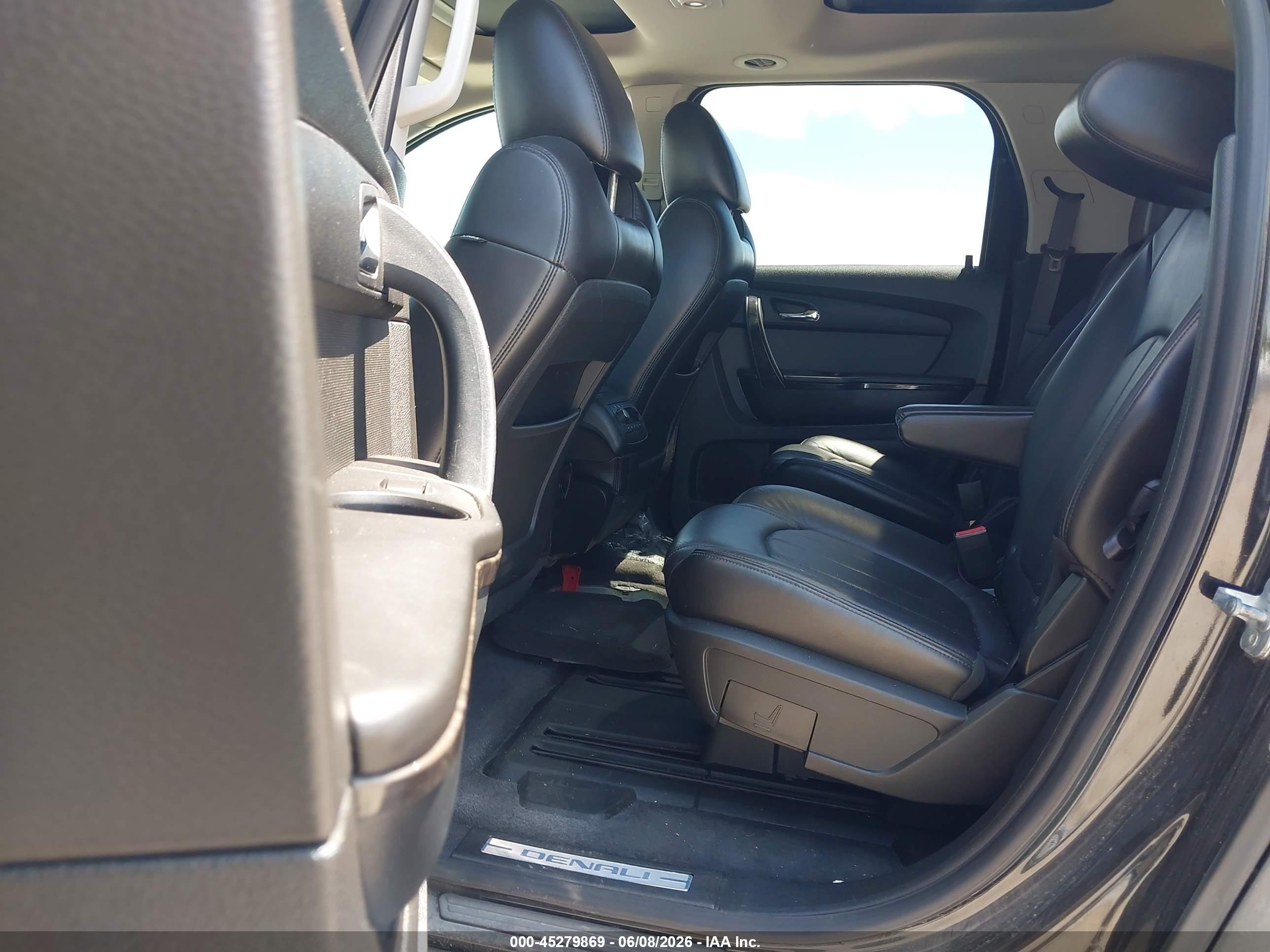 2012 Gmc Acadia Denali Black vin: 1GKKVTED1CJ405889