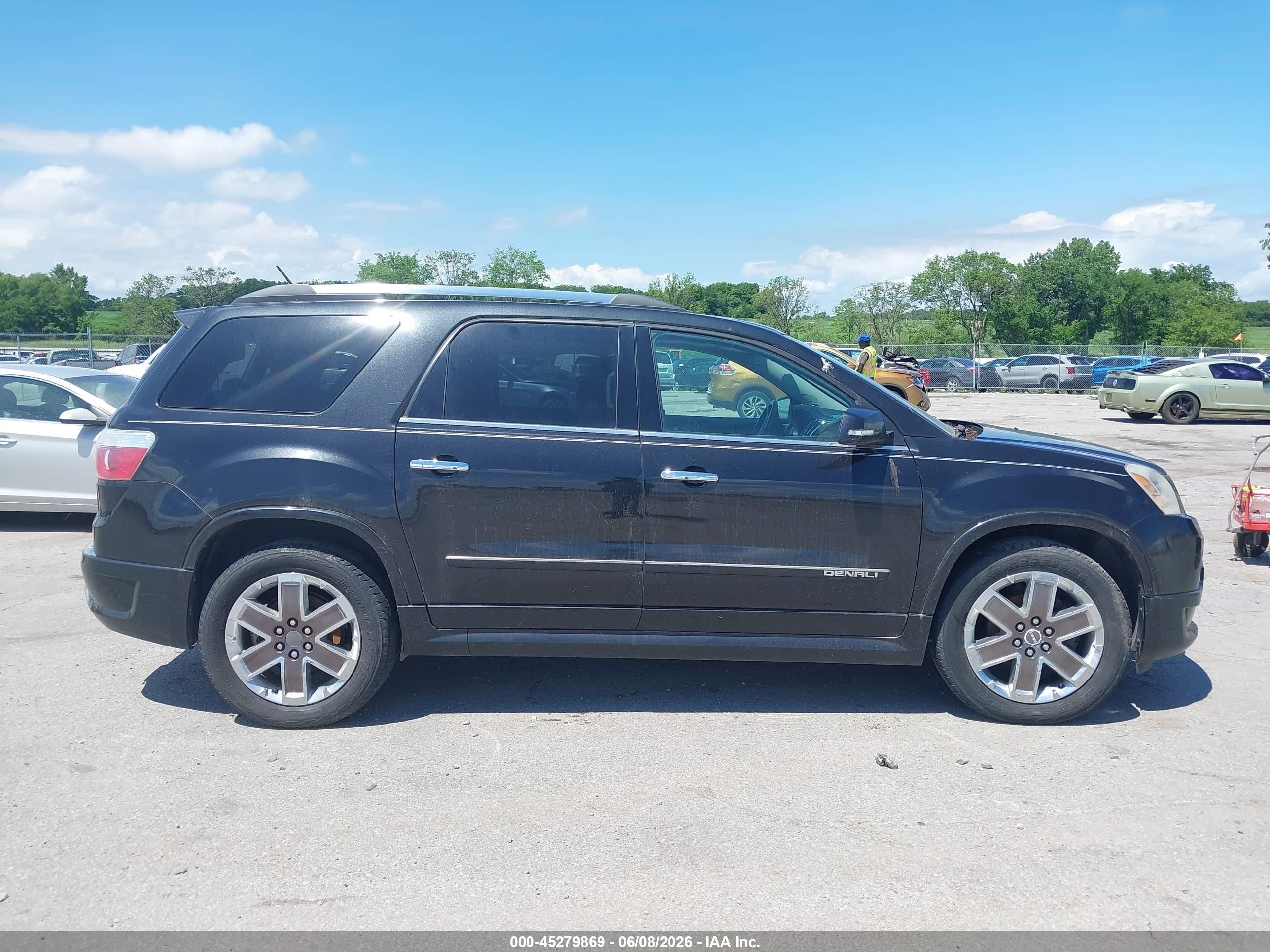 2012 Gmc Acadia Denali Black vin: 1GKKVTED1CJ405889