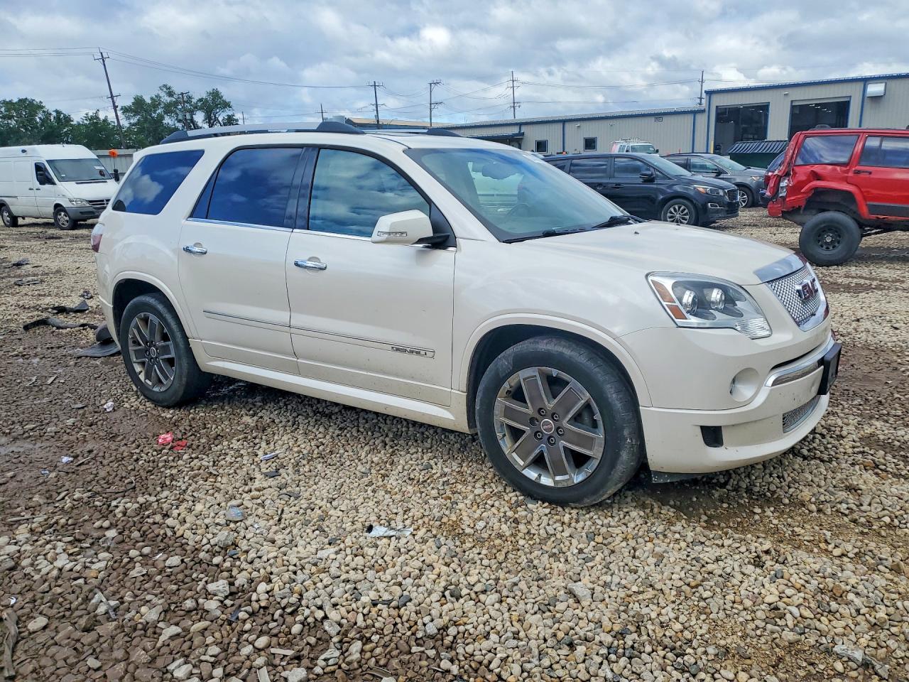 2012 Gmc Acadia Denali White vin: 1GKKVTED2CJ140786