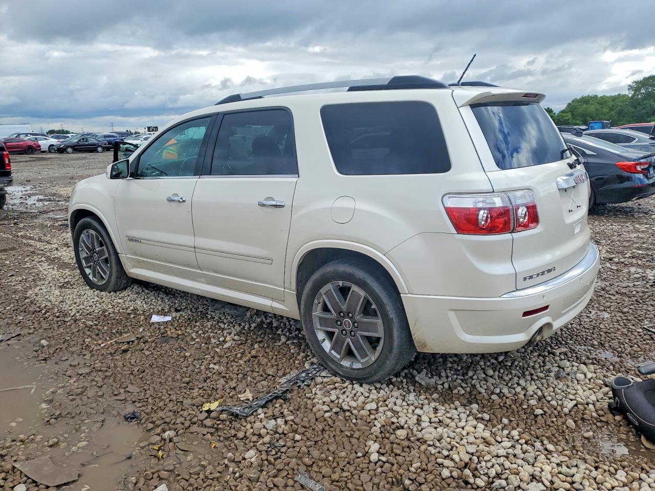 2012 Gmc Acadia Denali White vin: 1GKKVTED2CJ140786