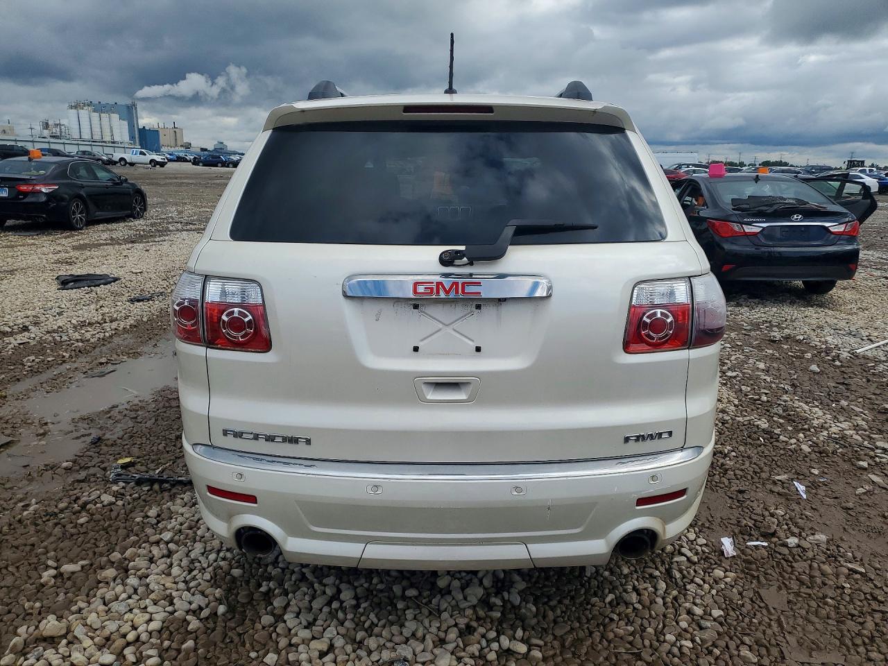 2012 Gmc Acadia Denali White vin: 1GKKVTED2CJ140786
