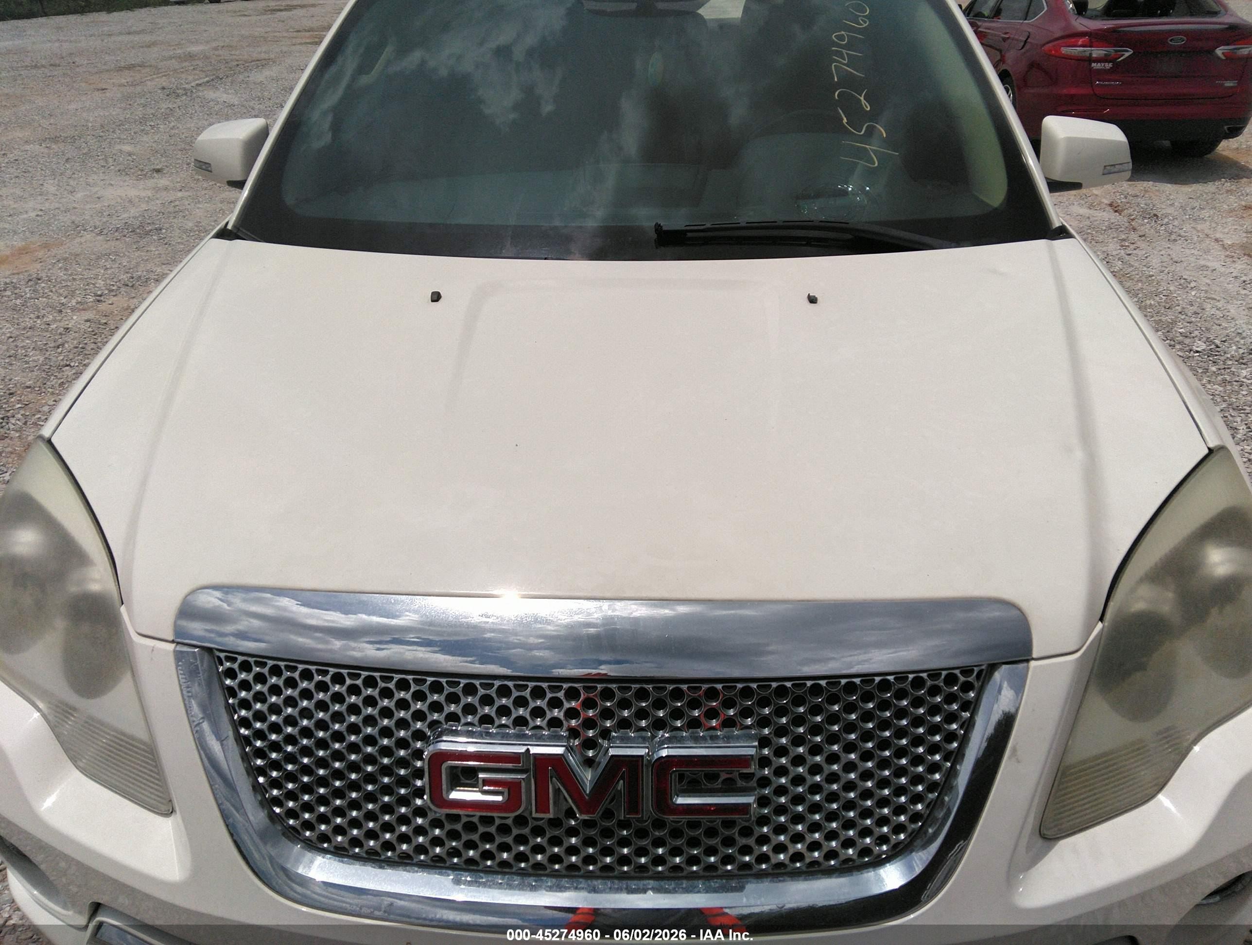 2012 Gmc Acadia Denali Белый vin: 1GKKVTED2CJ159645