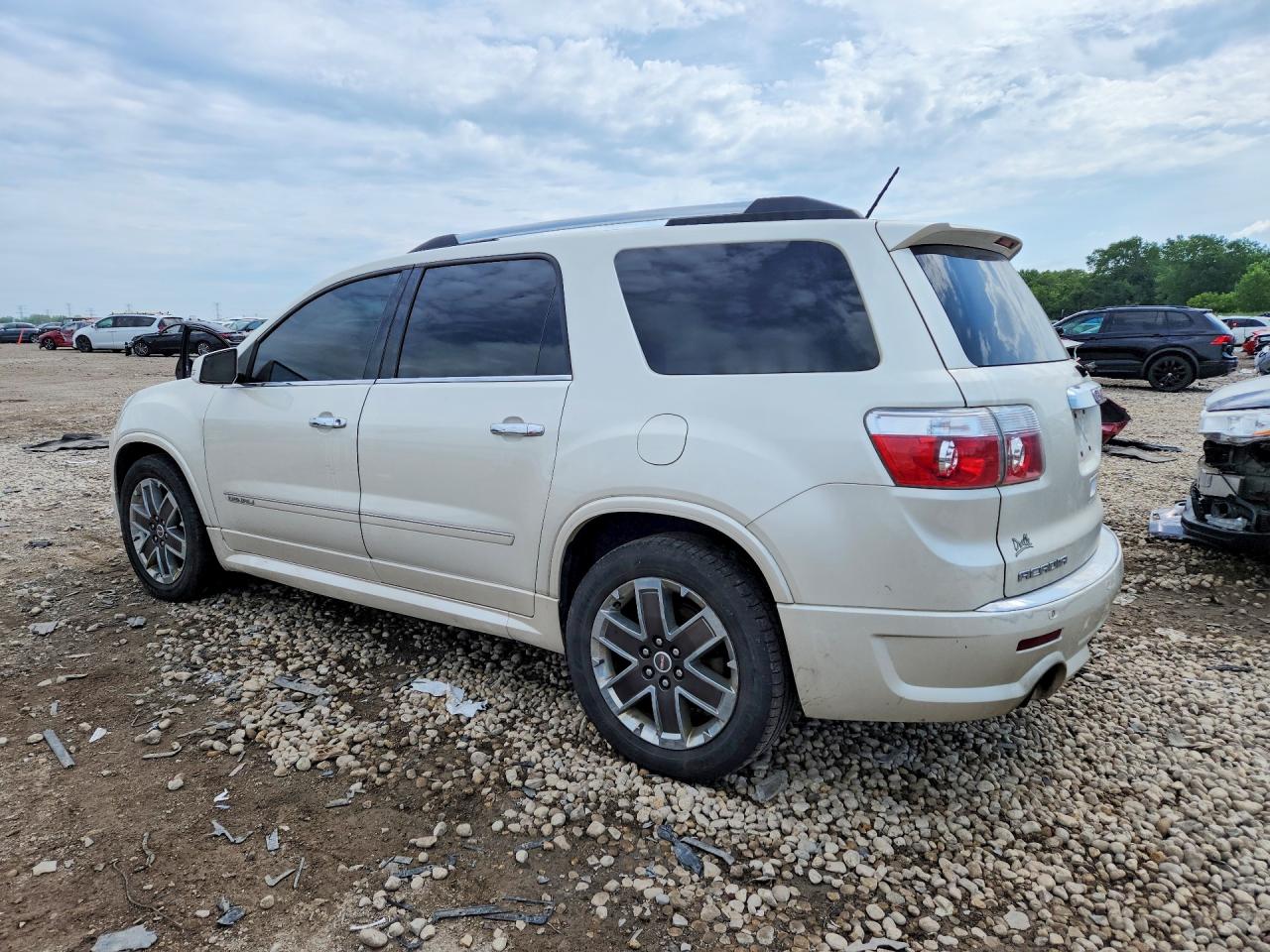 2012 Gmc Acadia Denali White vin: 1GKKVTED2CJ357495