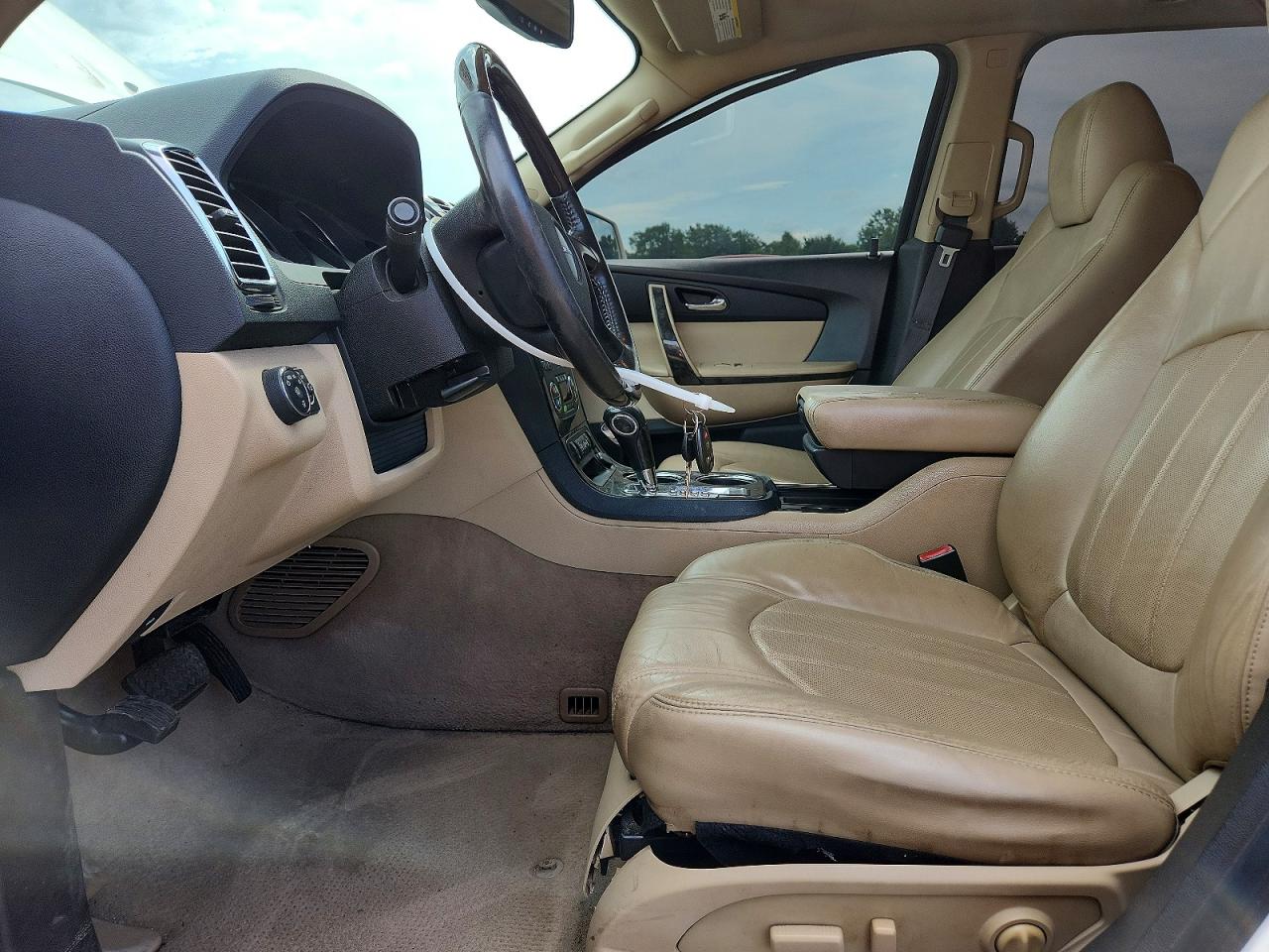 2012 Gmc Acadia Denali White vin: 1GKKVTED2CJ357495