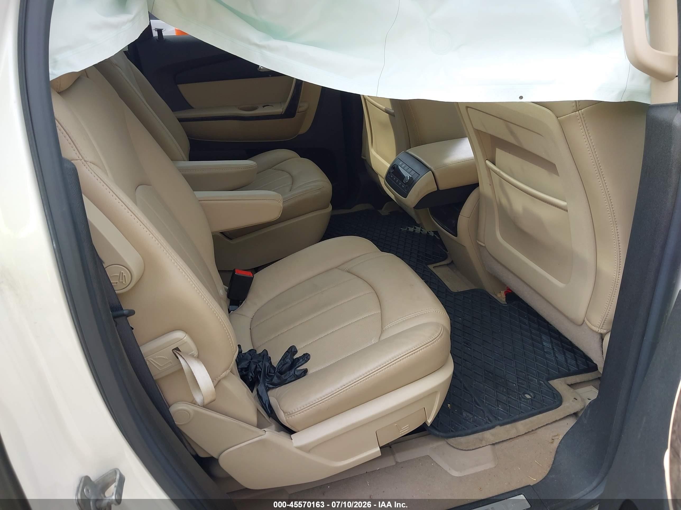 2011 Gmc Acadia Denali White vin: 1GKKVTED3BJ394375
