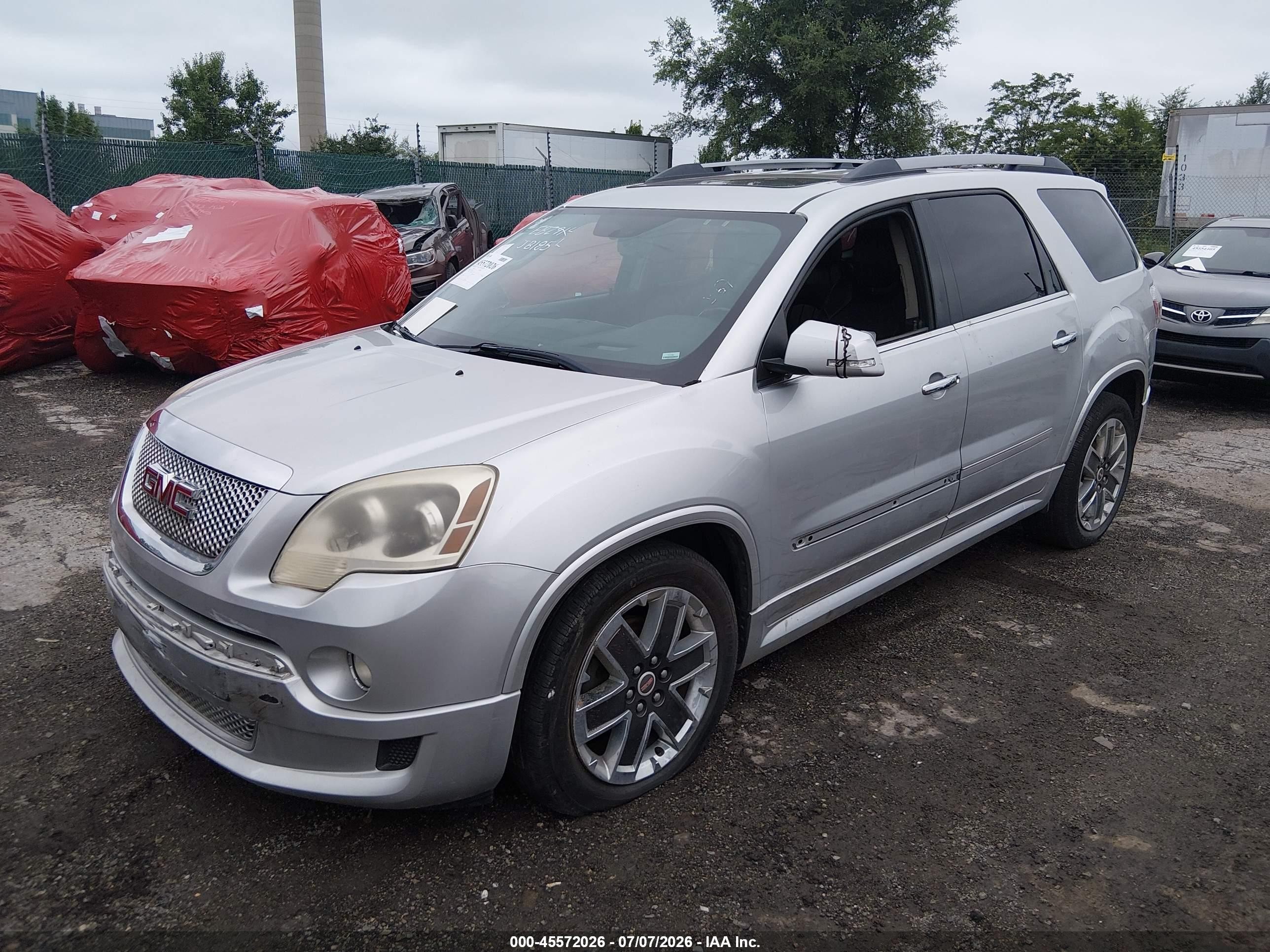 2012 Gmc Acadia Denali Silver vin: 1GKKVTED3CJ237608