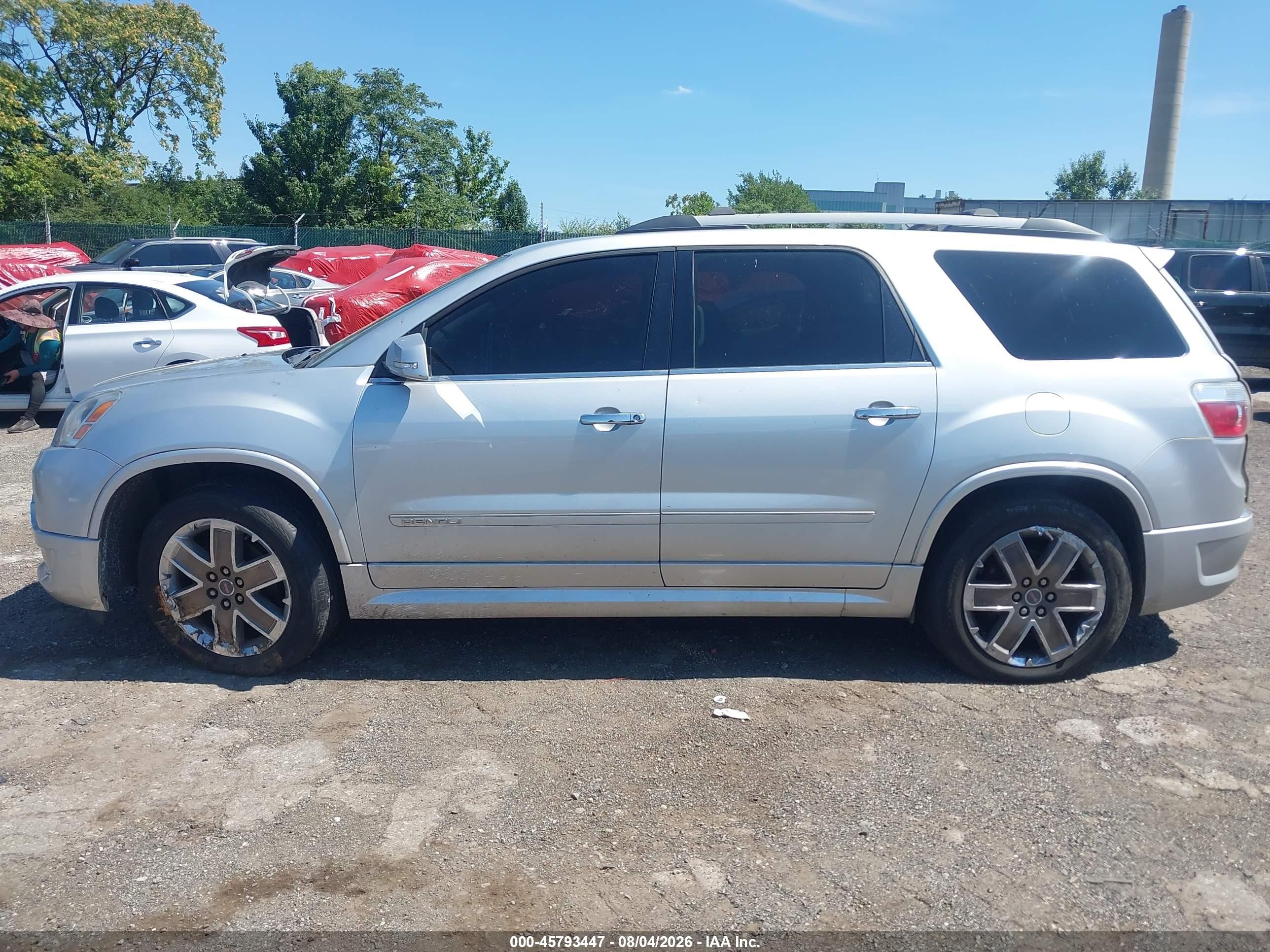 2011 Gmc Acadia Denali Silver vin: 1GKKVTED4BJ416948