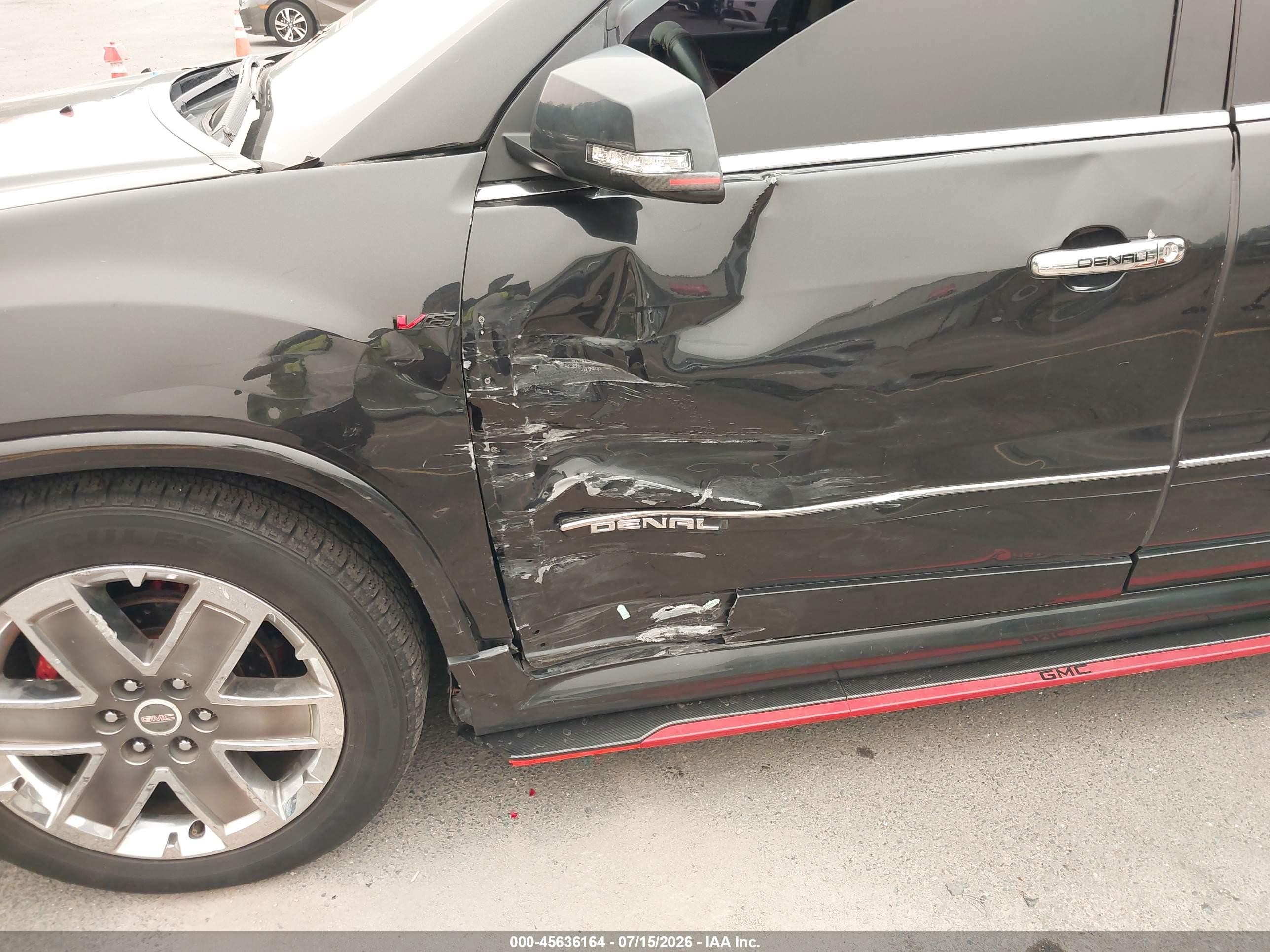 2011 Gmc Acadia Denali Черный vin: 1GKKVTED6BJ347065