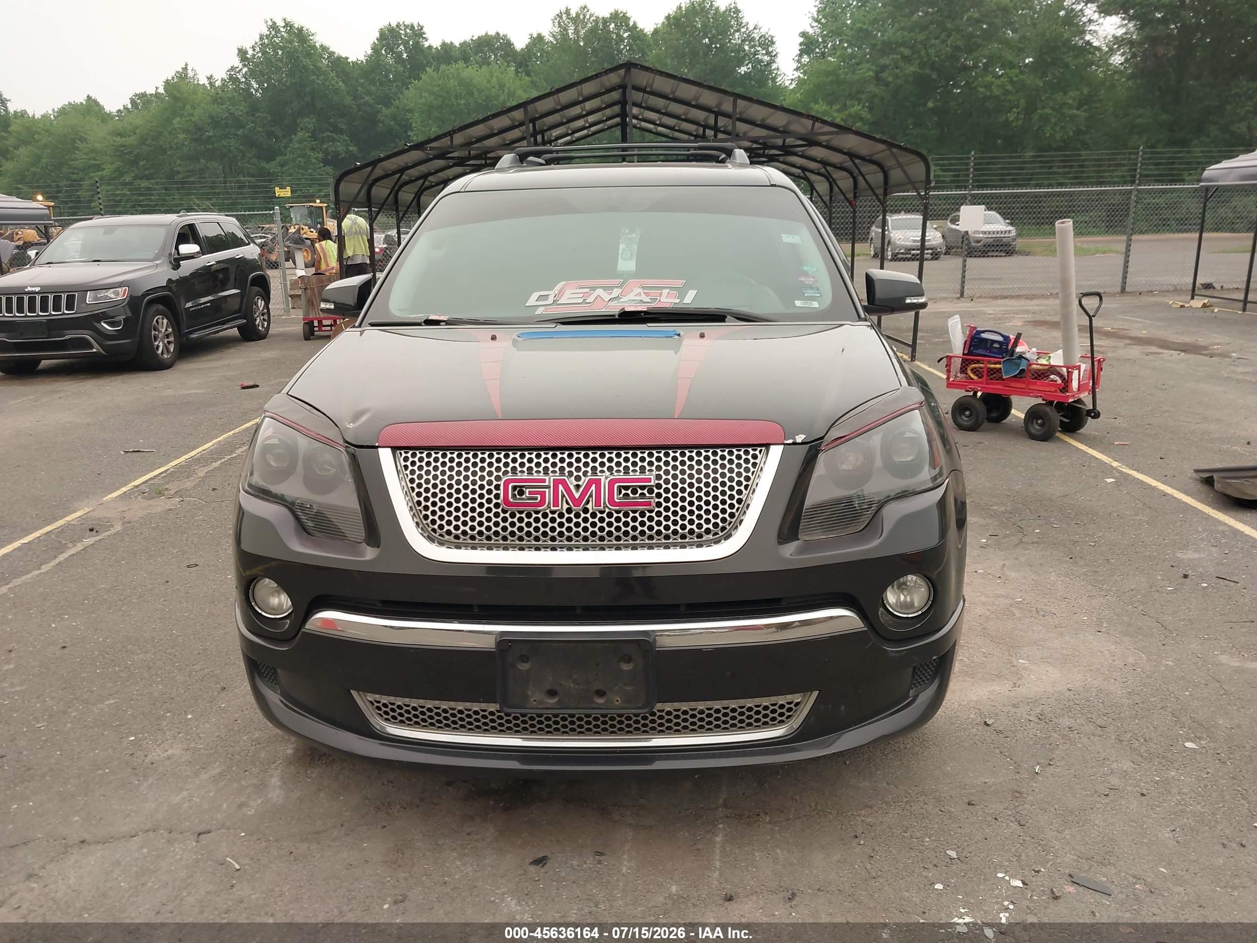 2011 Gmc Acadia Denali Черный vin: 1GKKVTED6BJ347065