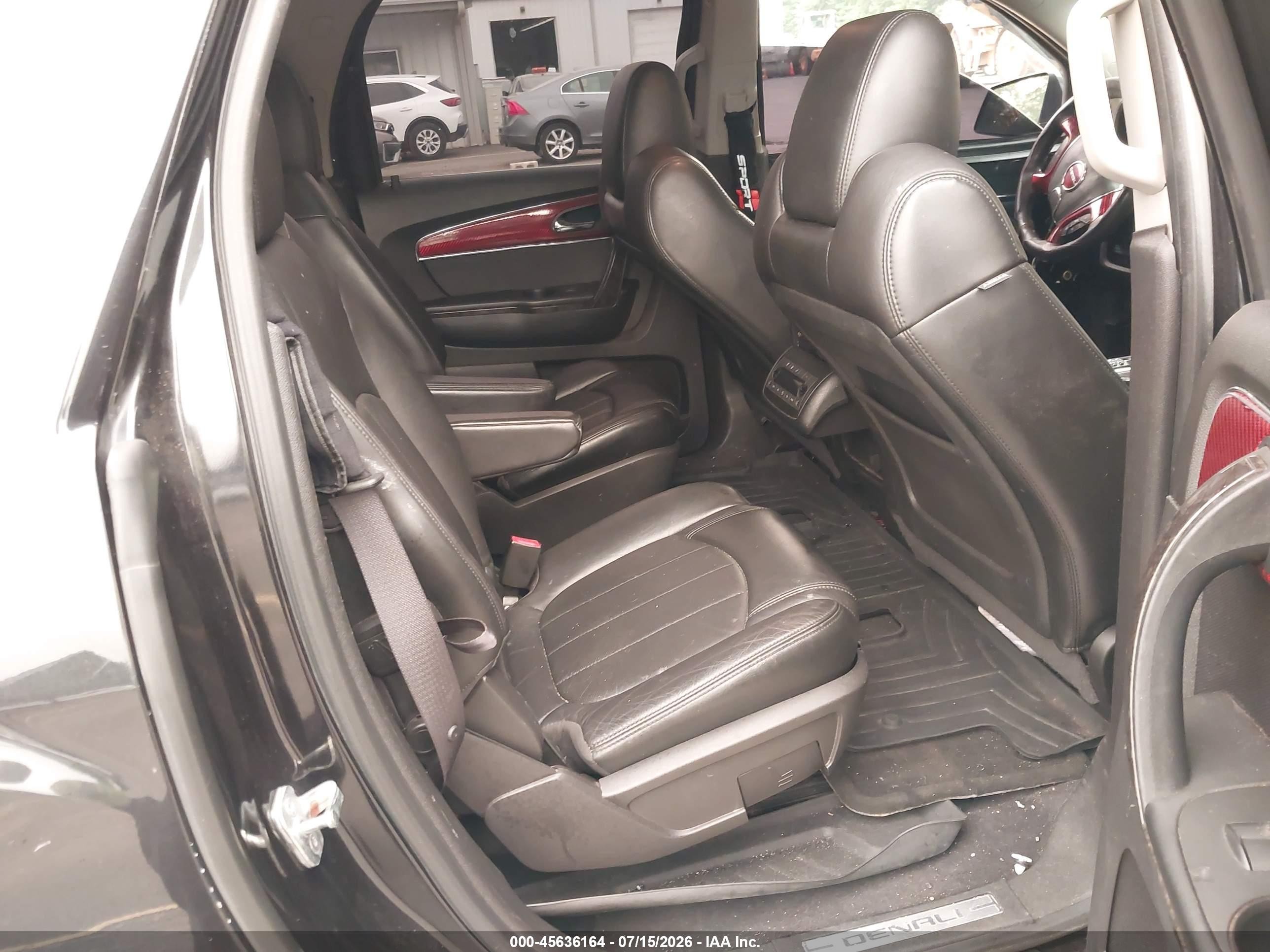 2011 Gmc Acadia Denali Черный vin: 1GKKVTED6BJ347065