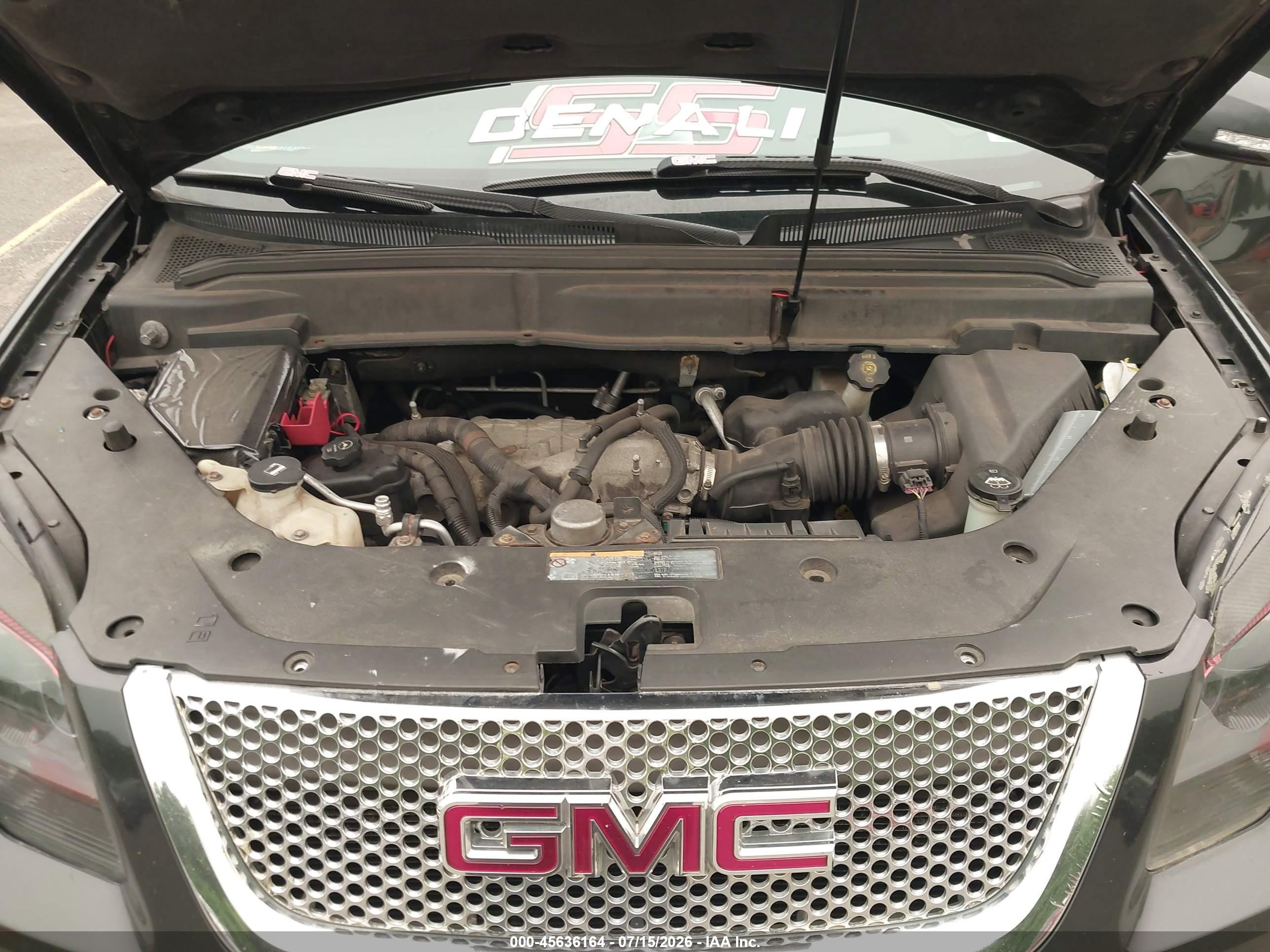 2011 Gmc Acadia Denali Черный vin: 1GKKVTED6BJ347065