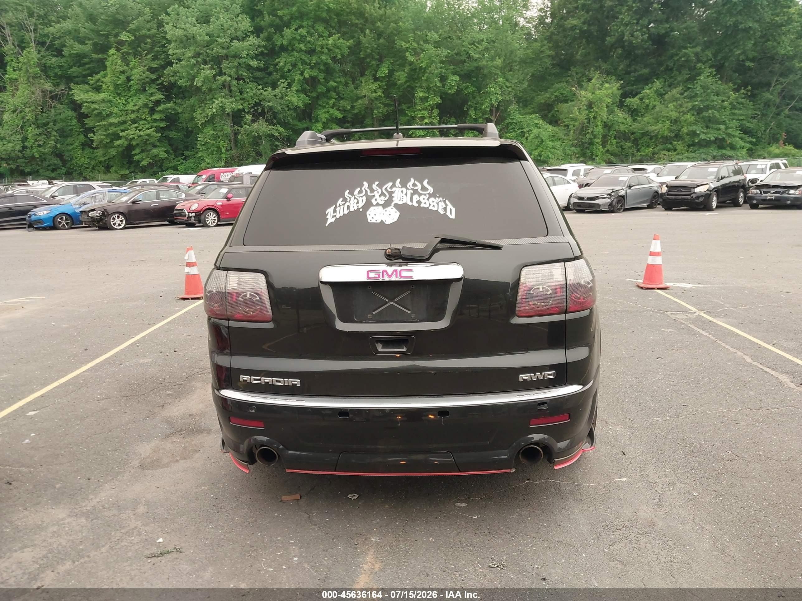 2011 Gmc Acadia Denali Черный vin: 1GKKVTED6BJ347065