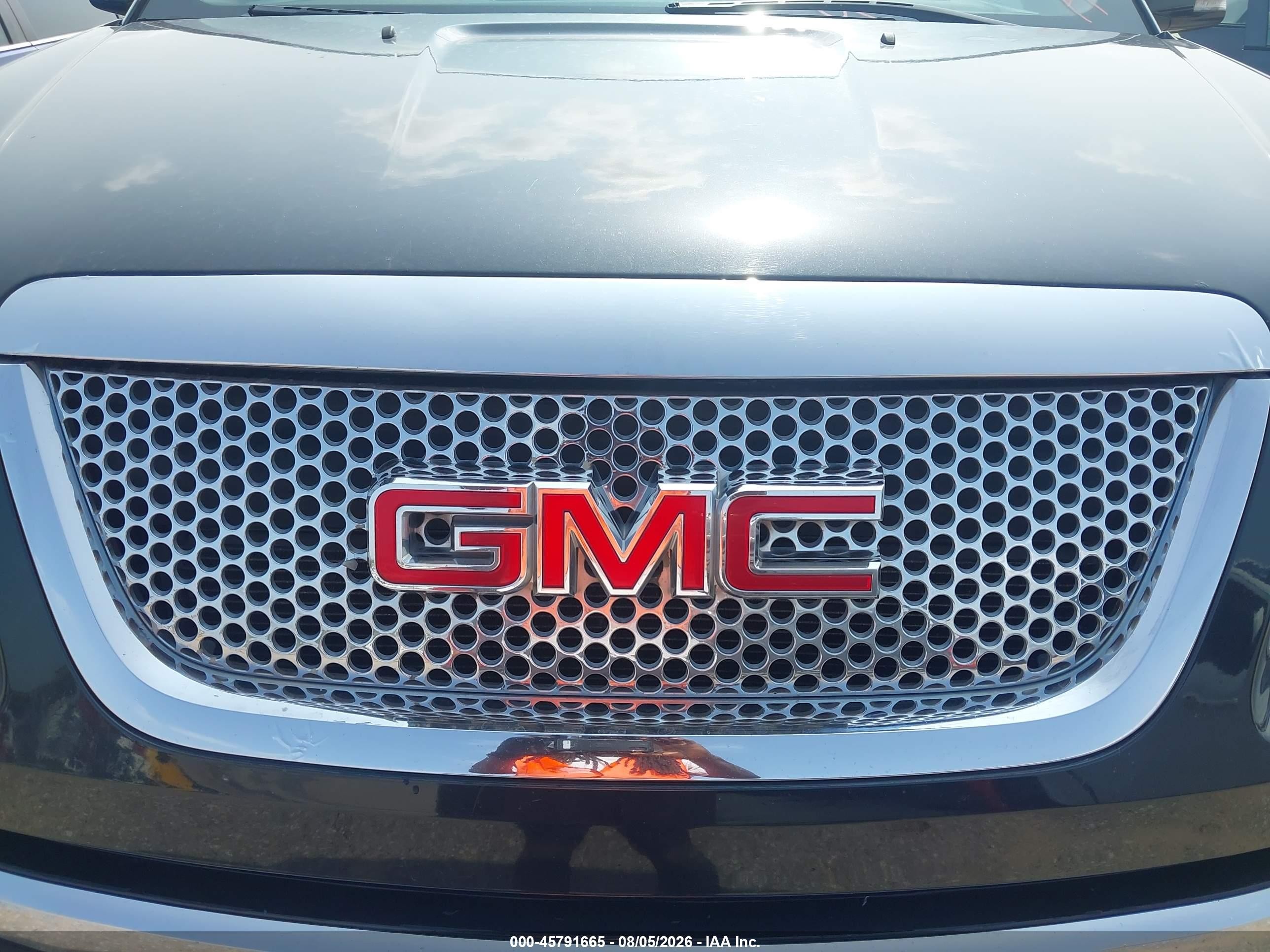 2012 Gmc Acadia Denali Black vin: 1GKKVTED6CJ199842